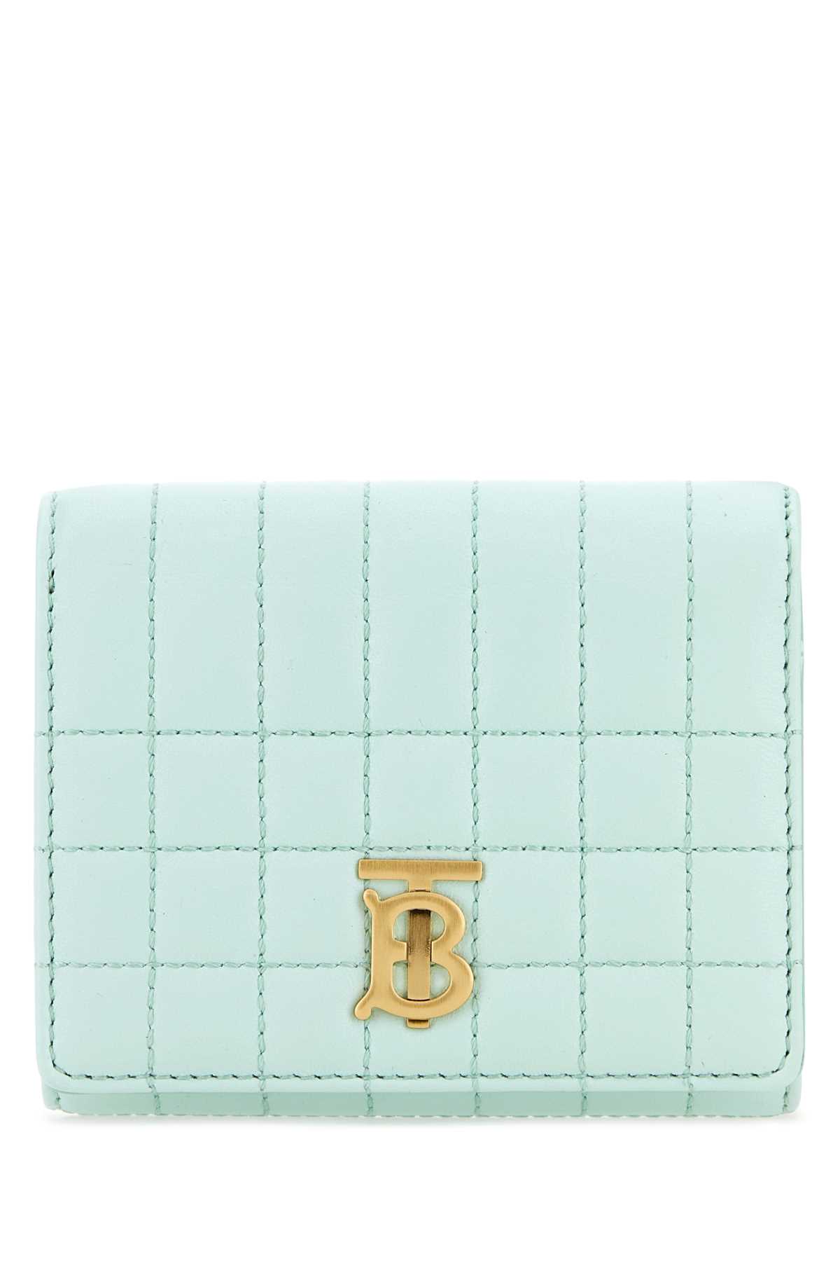Burberry Pastel Light-blue Nappa Leather Small Lola Wallet