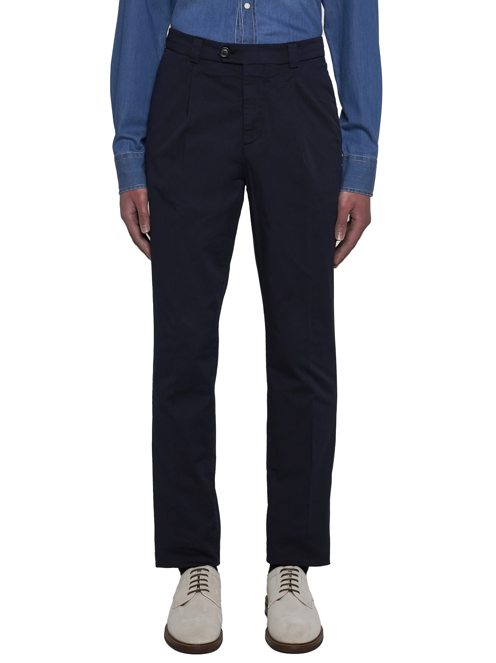 Brunello Cucinelli Pants In Blue