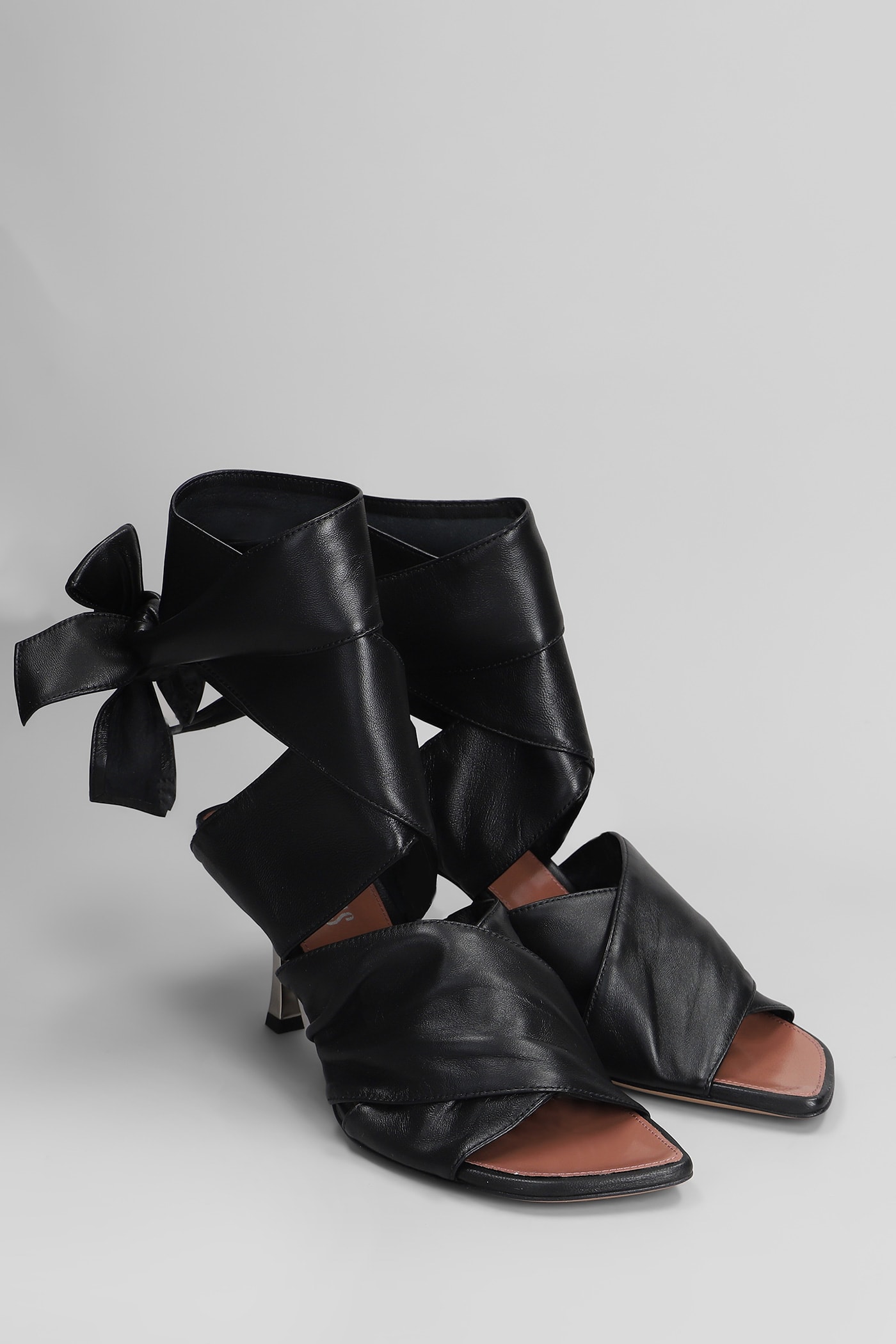 Shop Paris Texas Lorena Sandals In Black Leather