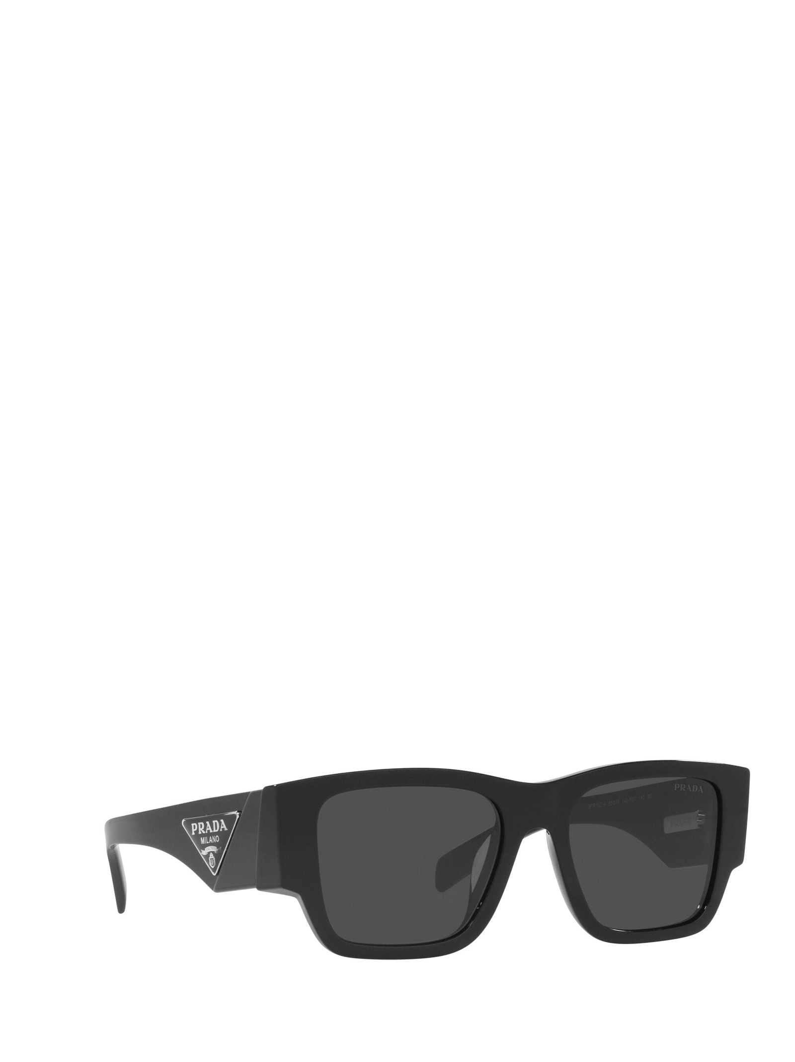 Shop Prada Pr 10zs Black Sunglasses
