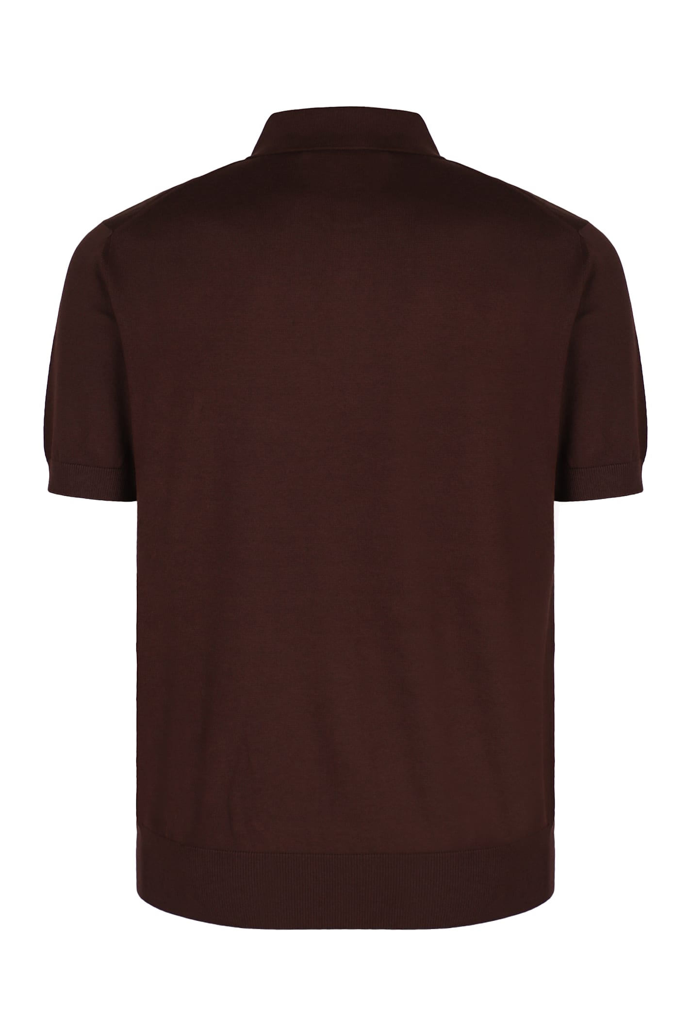 Dolce & Gabbana Polo In Brown