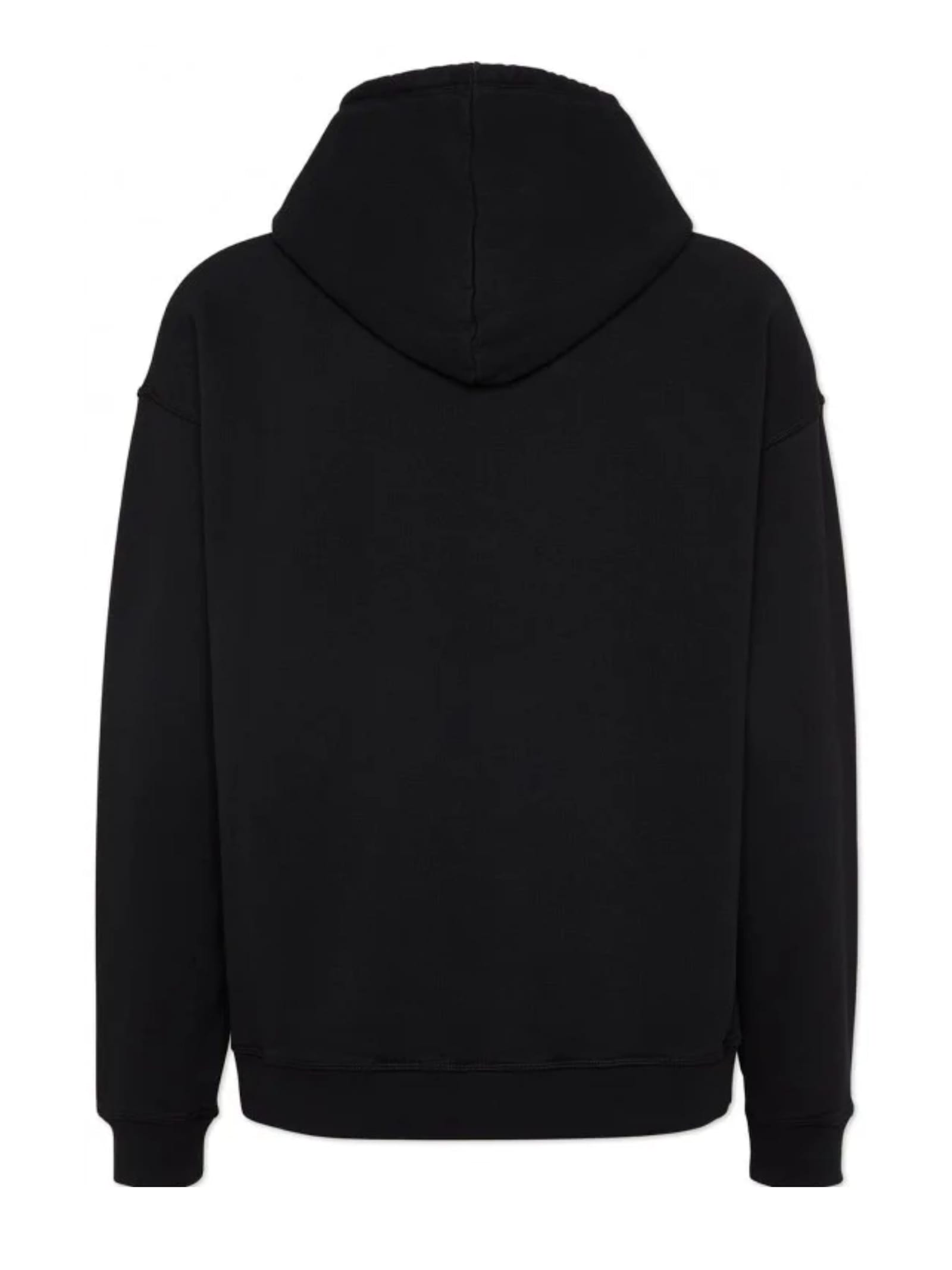 Dsquared2 Casual Hoodie Featuring Drawstring Detail In Black