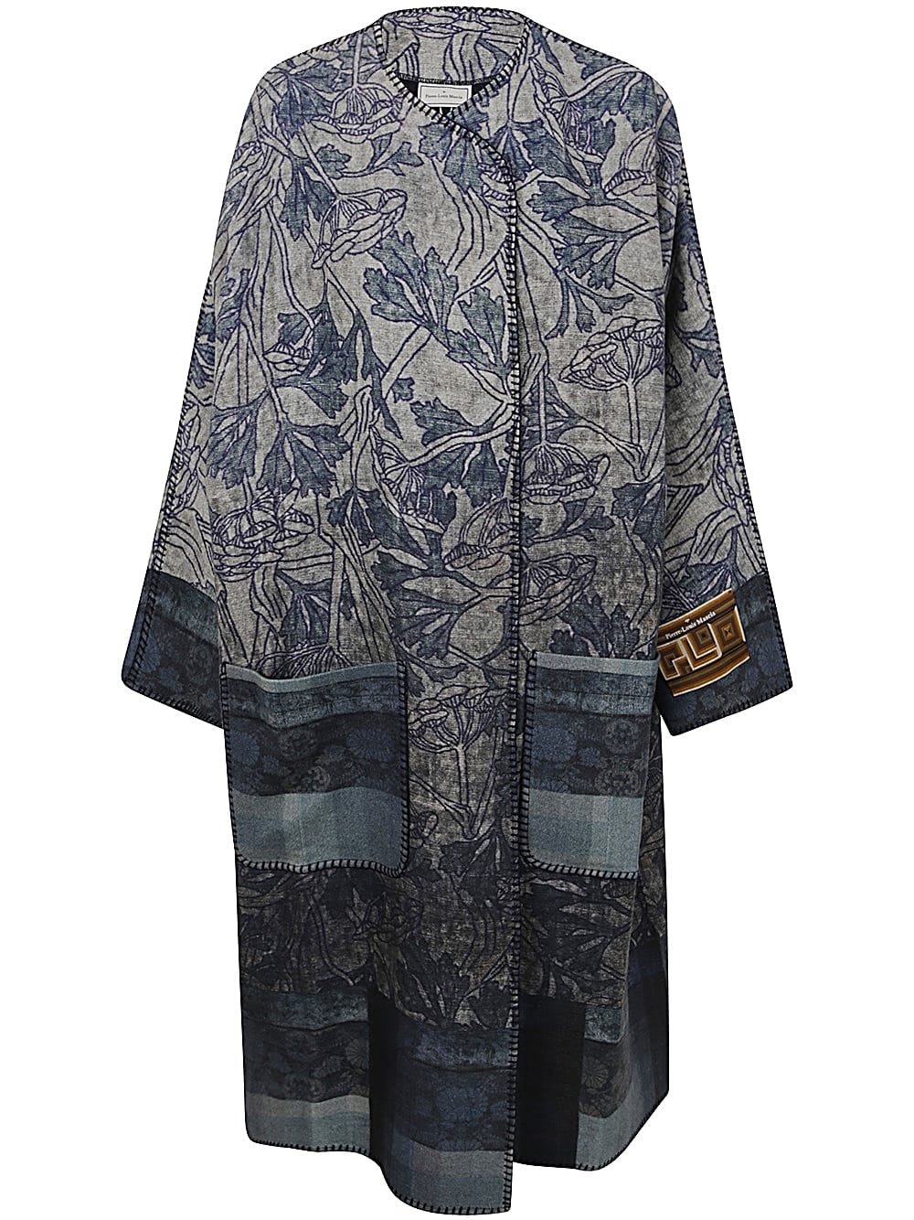 Shop Pierre-louis Mascia Pancake S Kimono In Multi