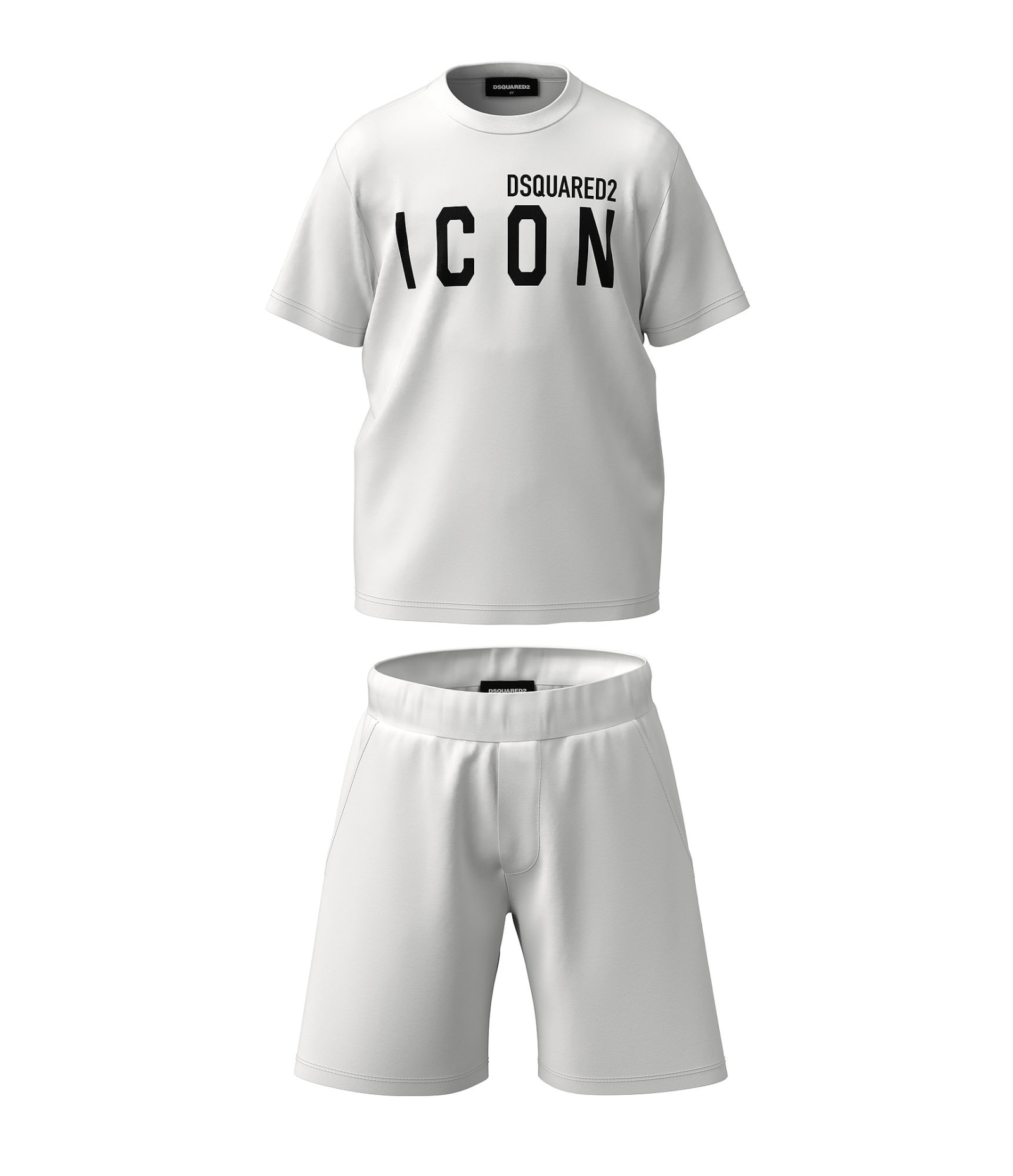 Dsquared2 White Tracksuit Unisex