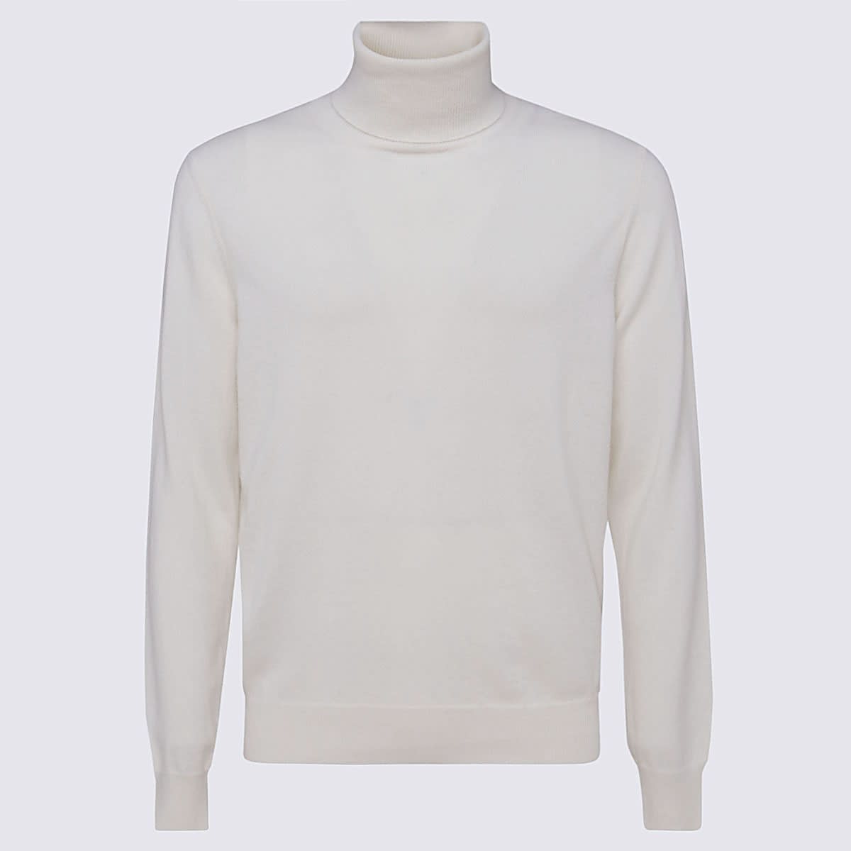 Shop Malo White Wool Knitwear In Margherita