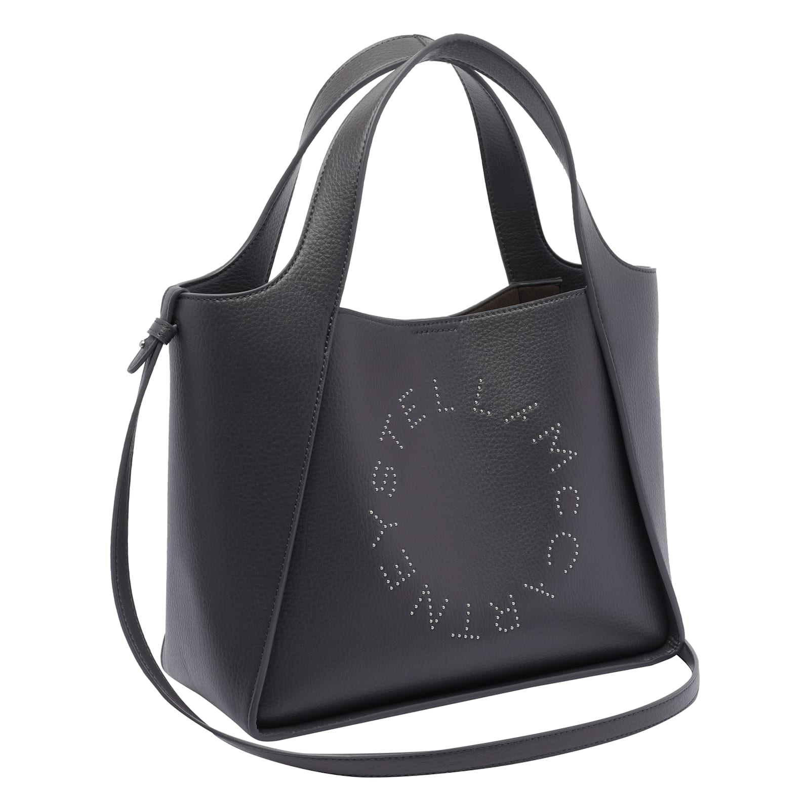 Stella Mccartney Stella Logo Tote Bag In Gray