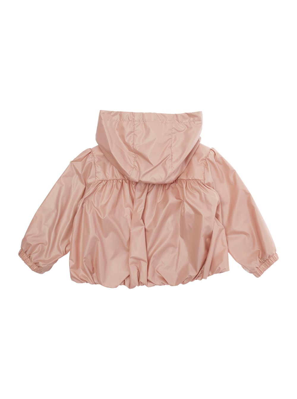 Moncler Chazeron Pink Jacket With Logo Plaque On The Zip Puller And Logo Patch On The Sleeve In Tech Fabric In Pink
