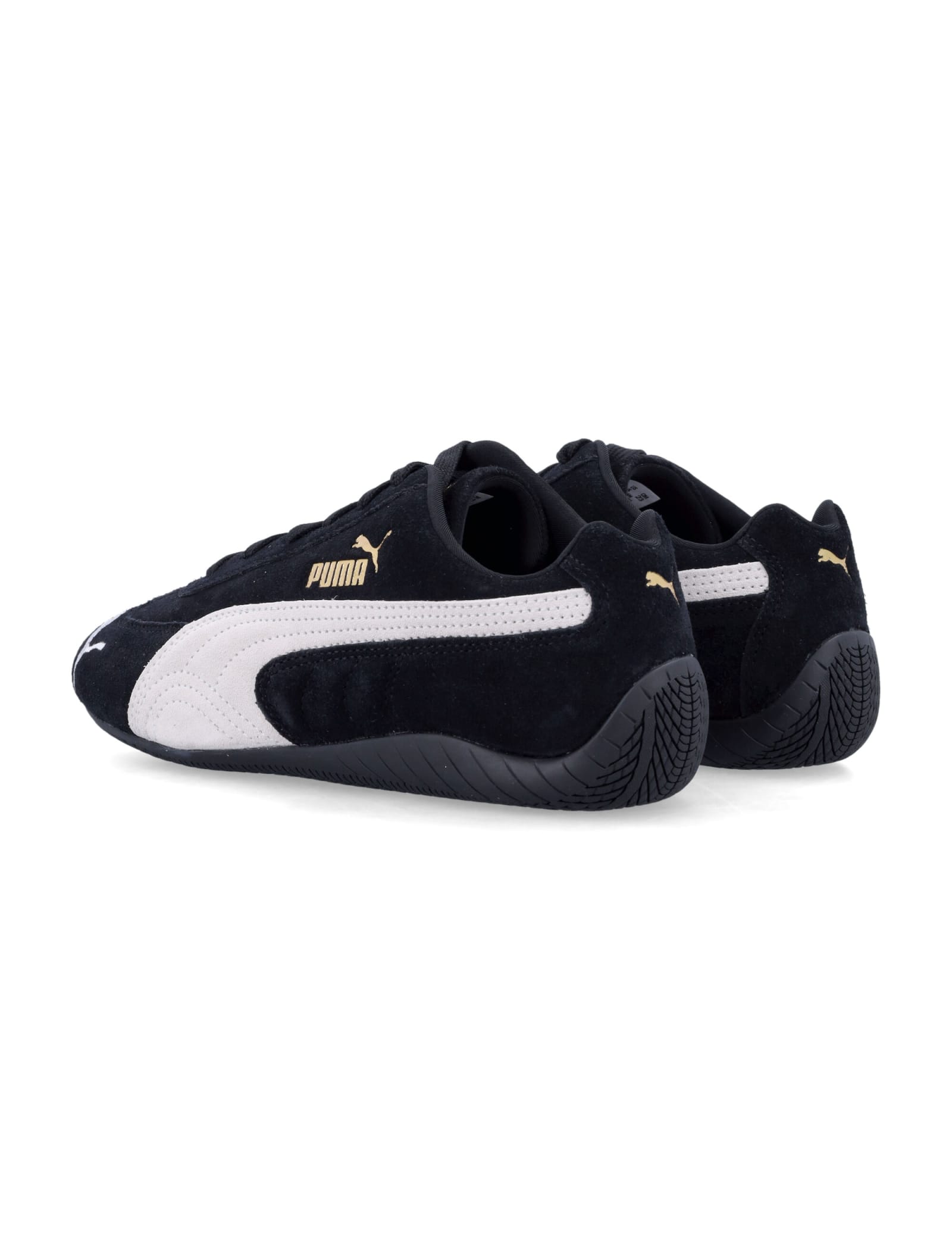 Puma Speedcat Og Logo Detailed Sneakers In Black