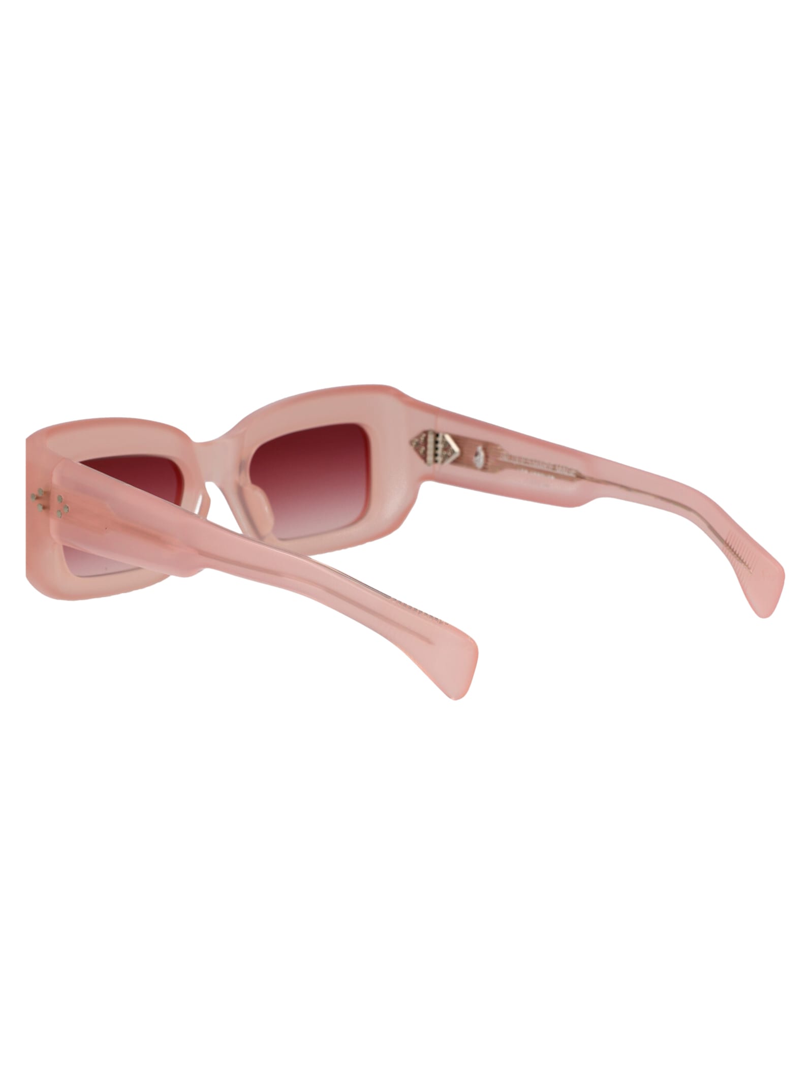 Shop Jacques Marie Mage Vito Sunglasses In Peach