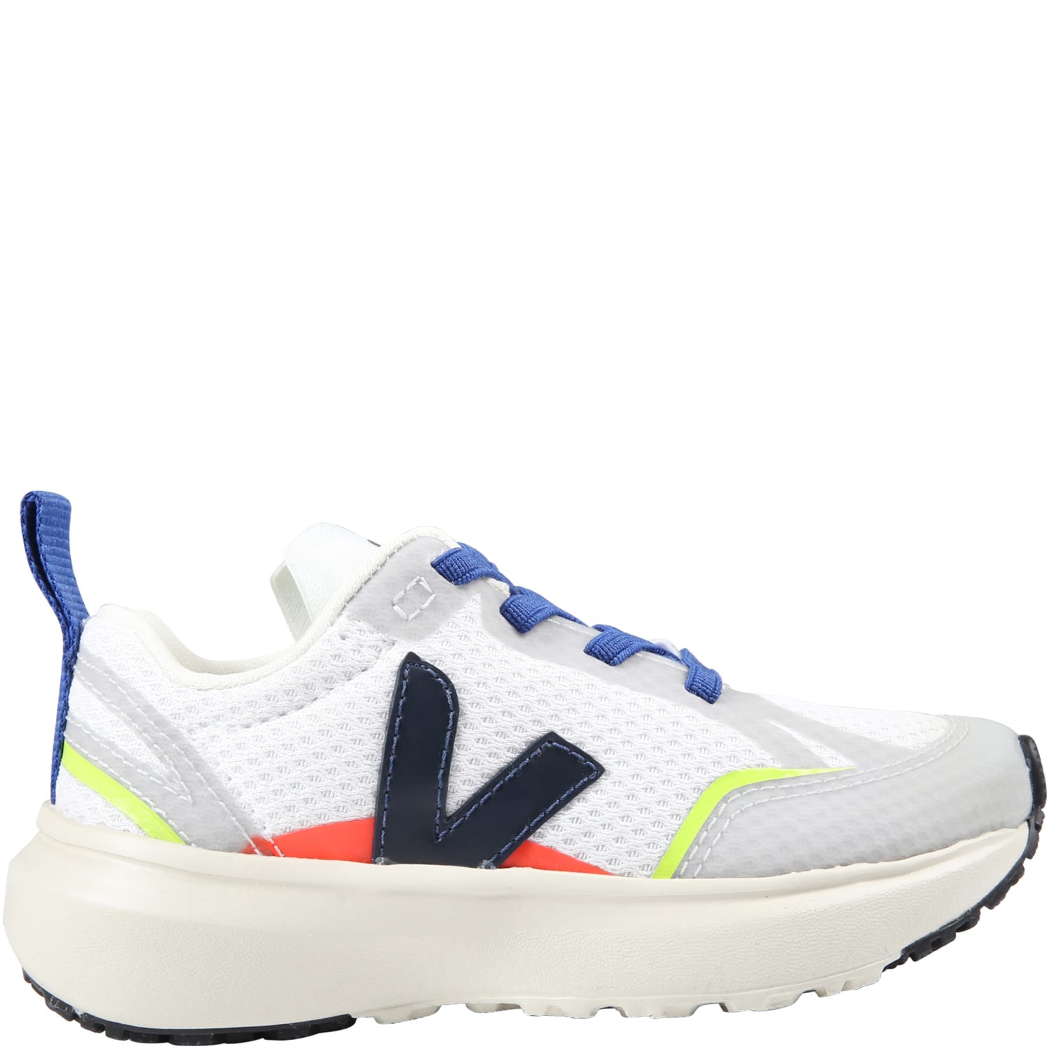 Veja Multicolor Sneakers For Boy With Blue Logo
