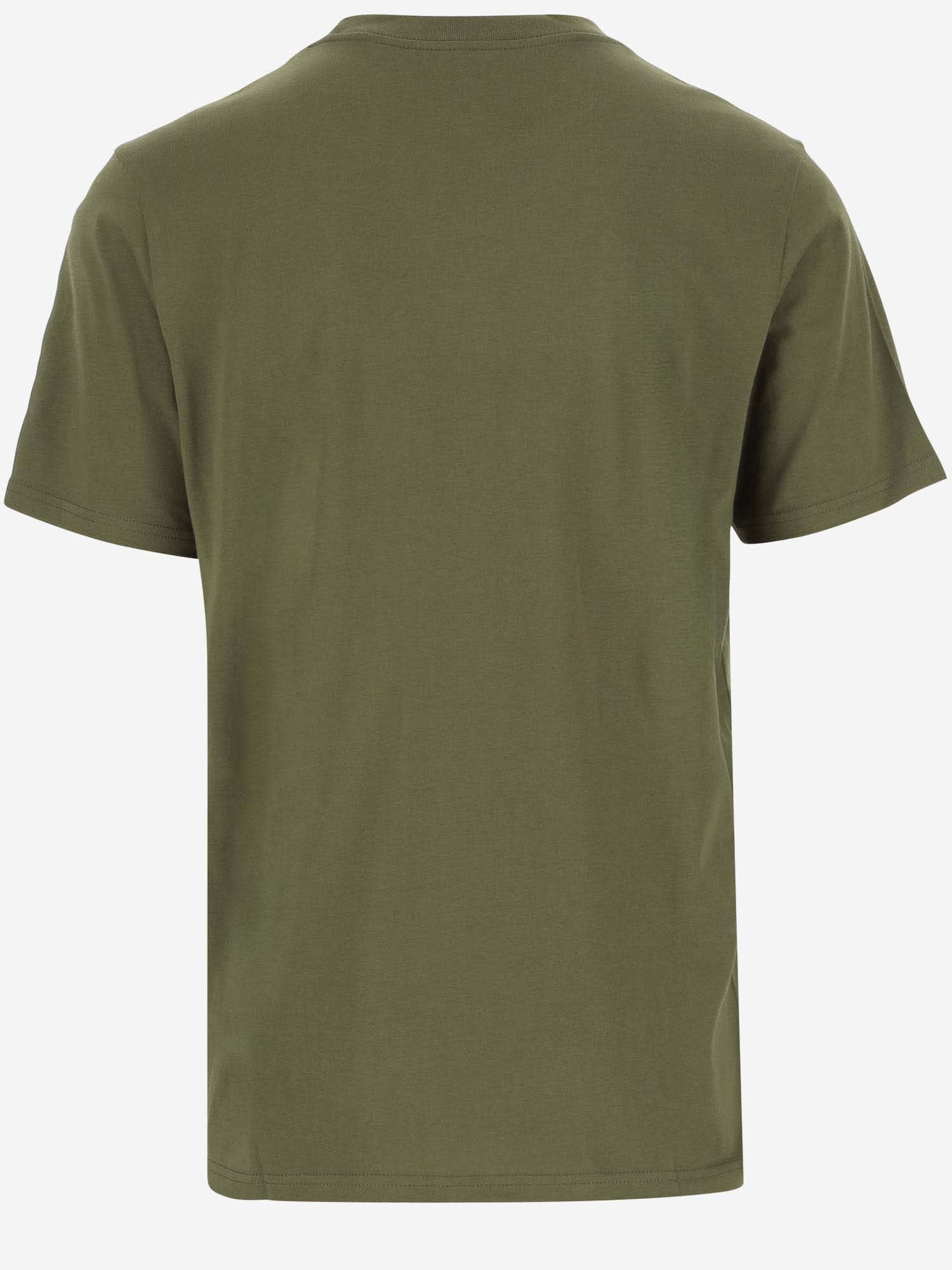 Shop Carhartt Cotton T-shirt With Logo In Green