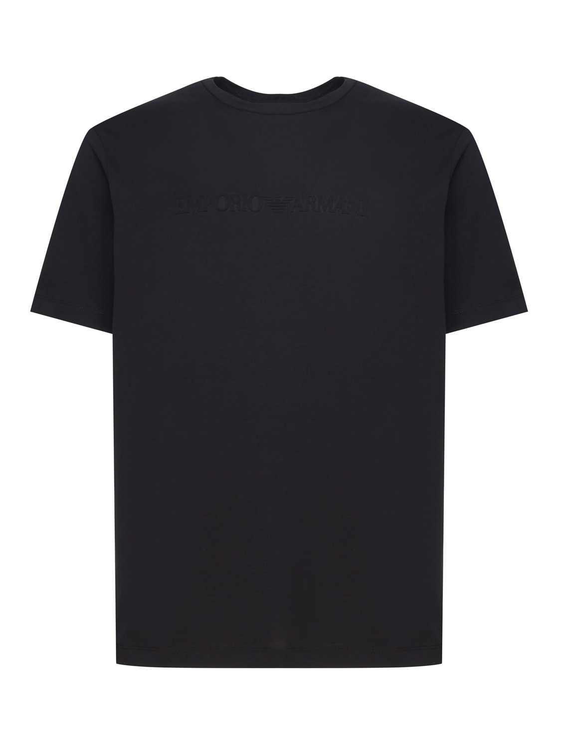 Shop Emporio Armani T-shirt With Embroidery