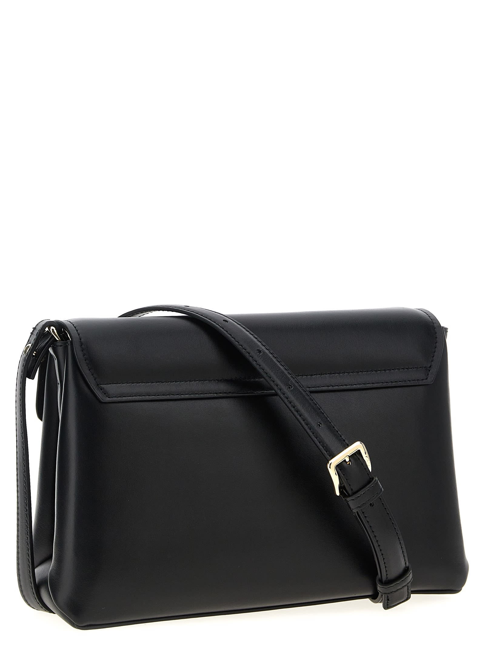 Shop Furla Meridiana Shoulder Bag In Black