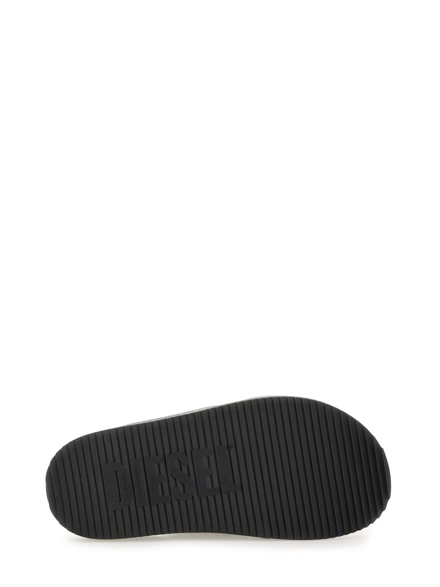 Diesel Slide Sandal "cris Cros" In Blue