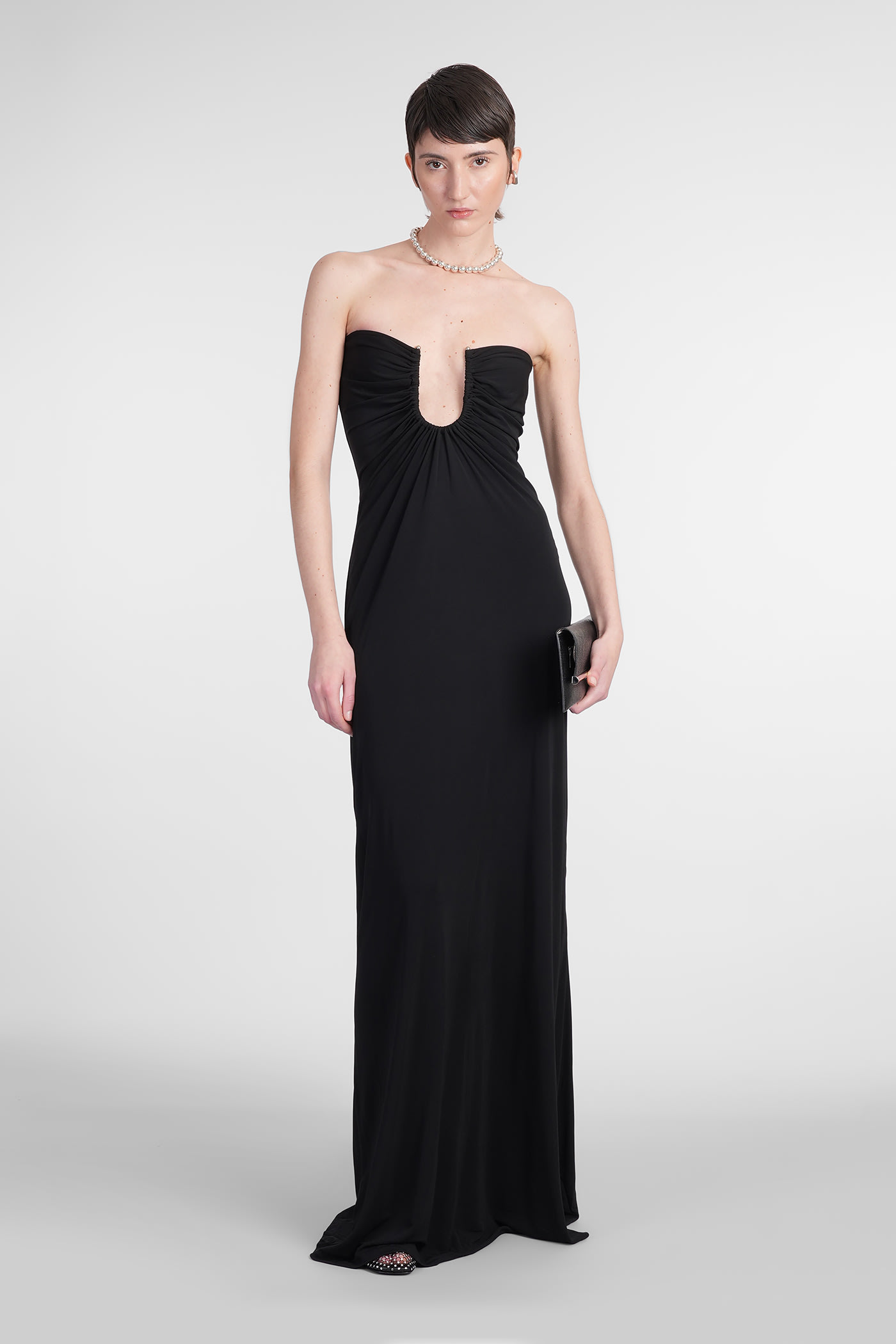 Christopher Esber Dress In Black Viscose In Black