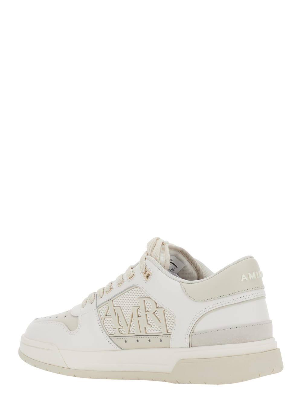 Amiri Classic Logo-embellished Leather Low-top Trainers In White