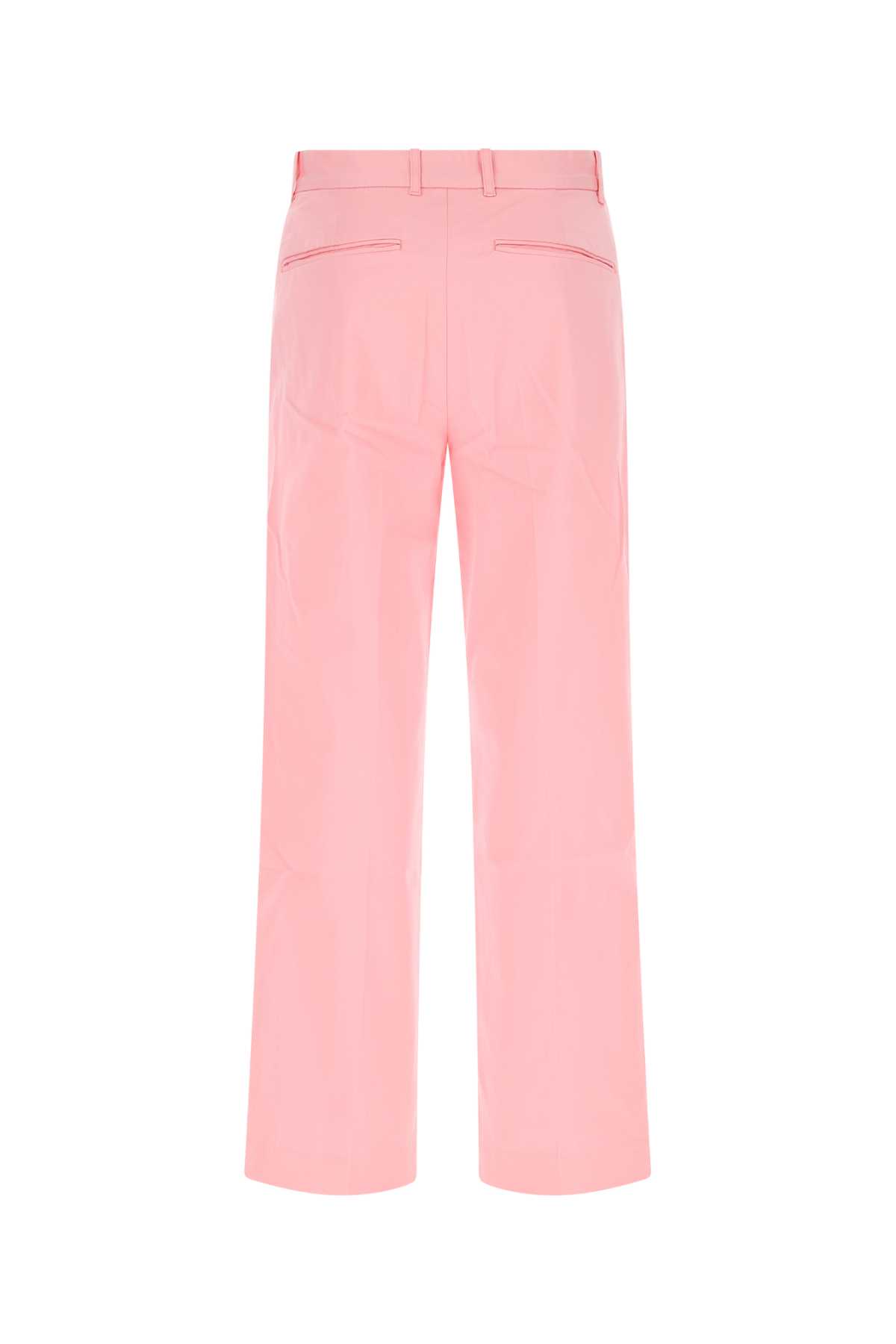 Lacoste Pink Stretch Cotton Pant In 7sy