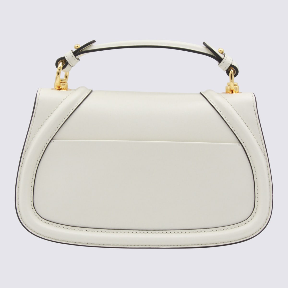 Gucci Medium Blondie Leather Cross Body Bag In White