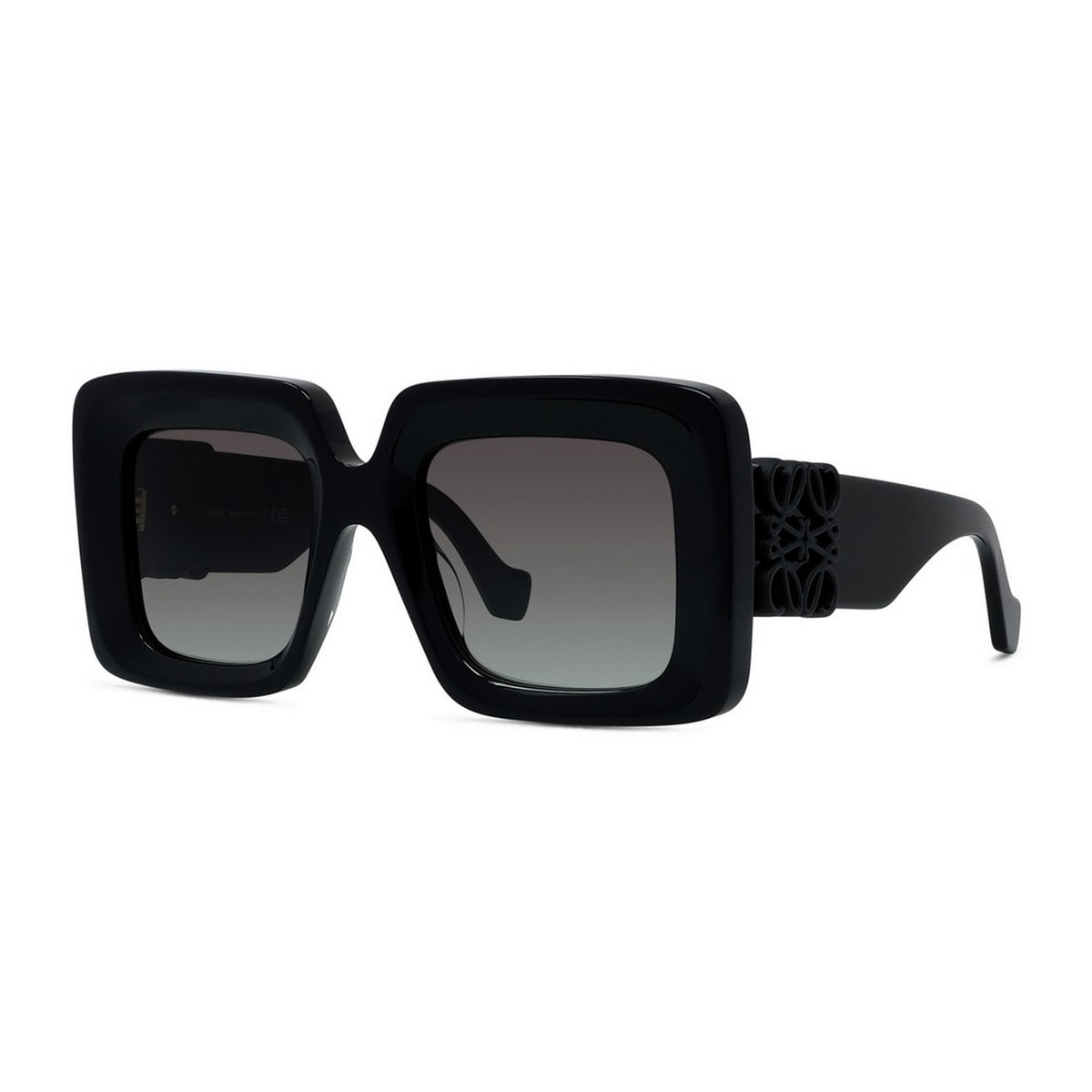 Loewe Anagram Oversized Square Acetate Sunglasses In Black