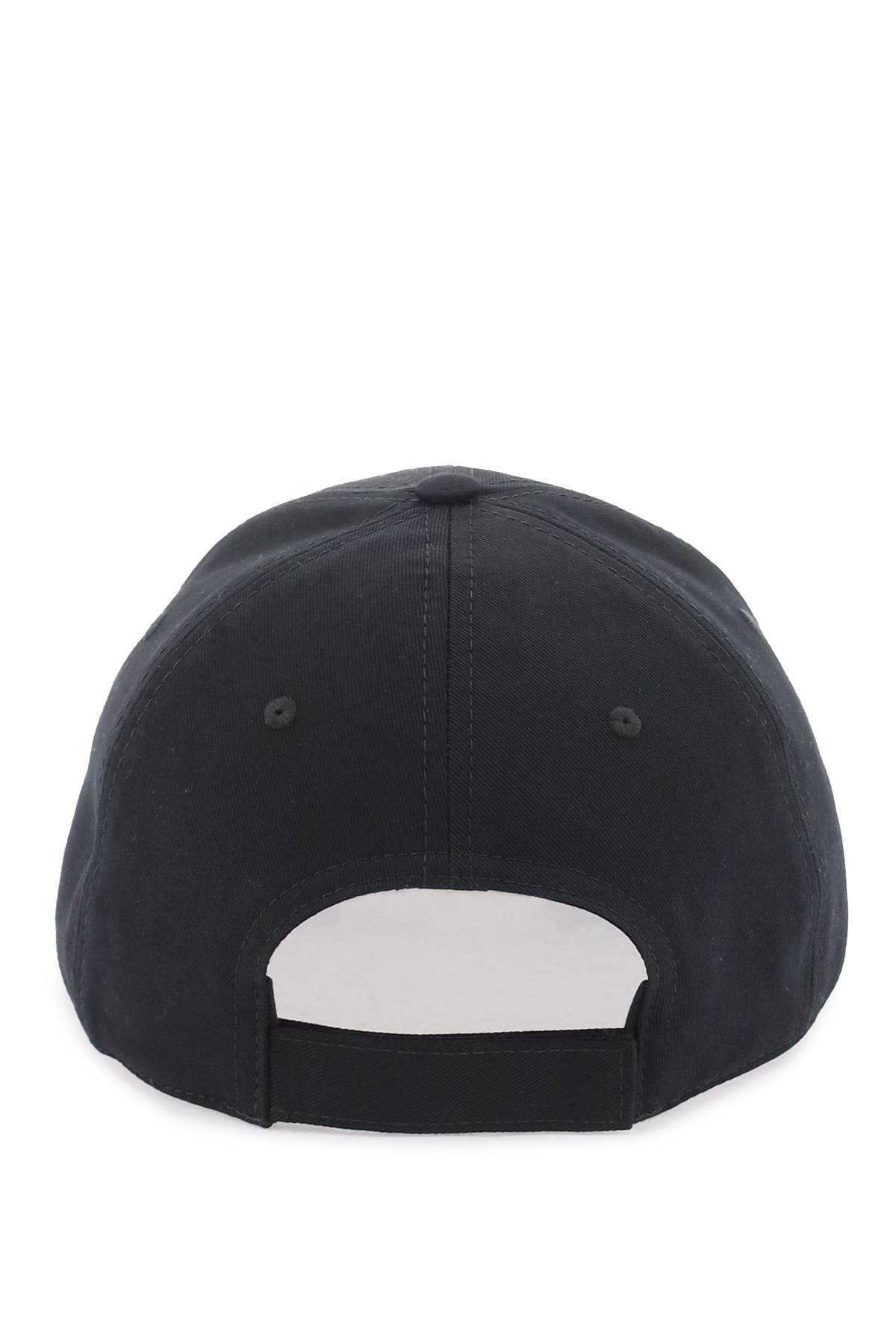 Shop Marni Embroidered Logo Baseball Cap With In Black (black)