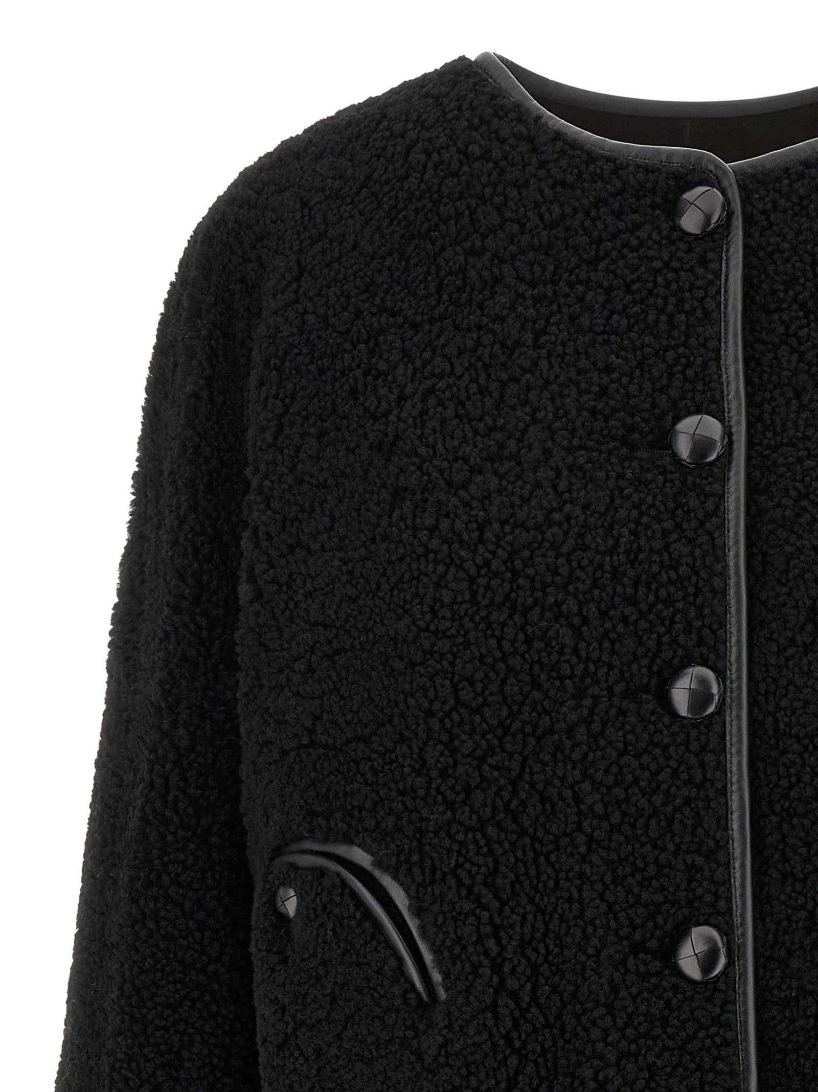 Blazé Milano Tatoosh Gliss Reversible Jacket In Black