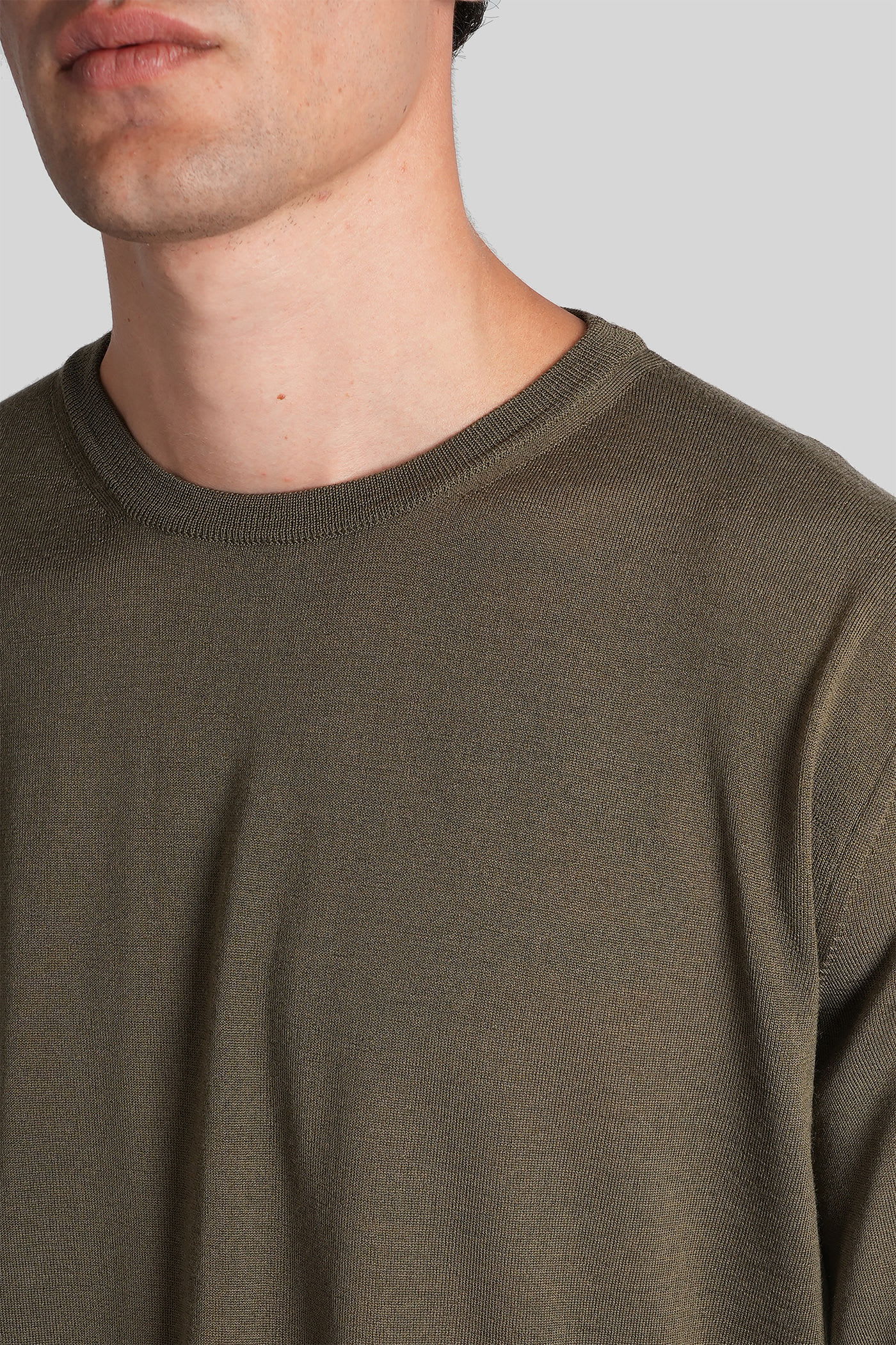 Barena Venezia Pevaron Polo In Green Wool In Green