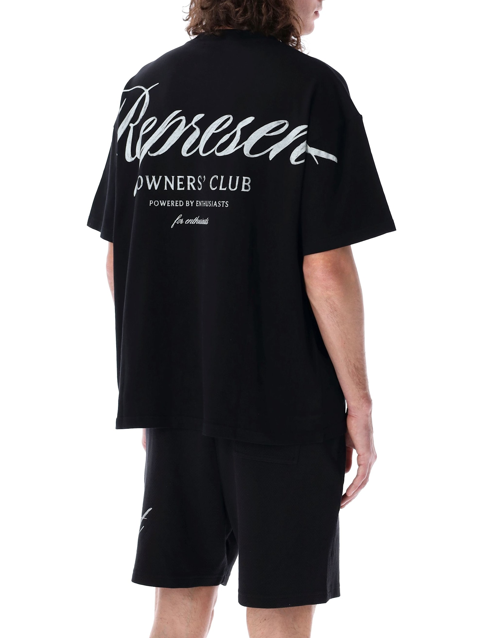 Represent Cotton T-shirt In Black