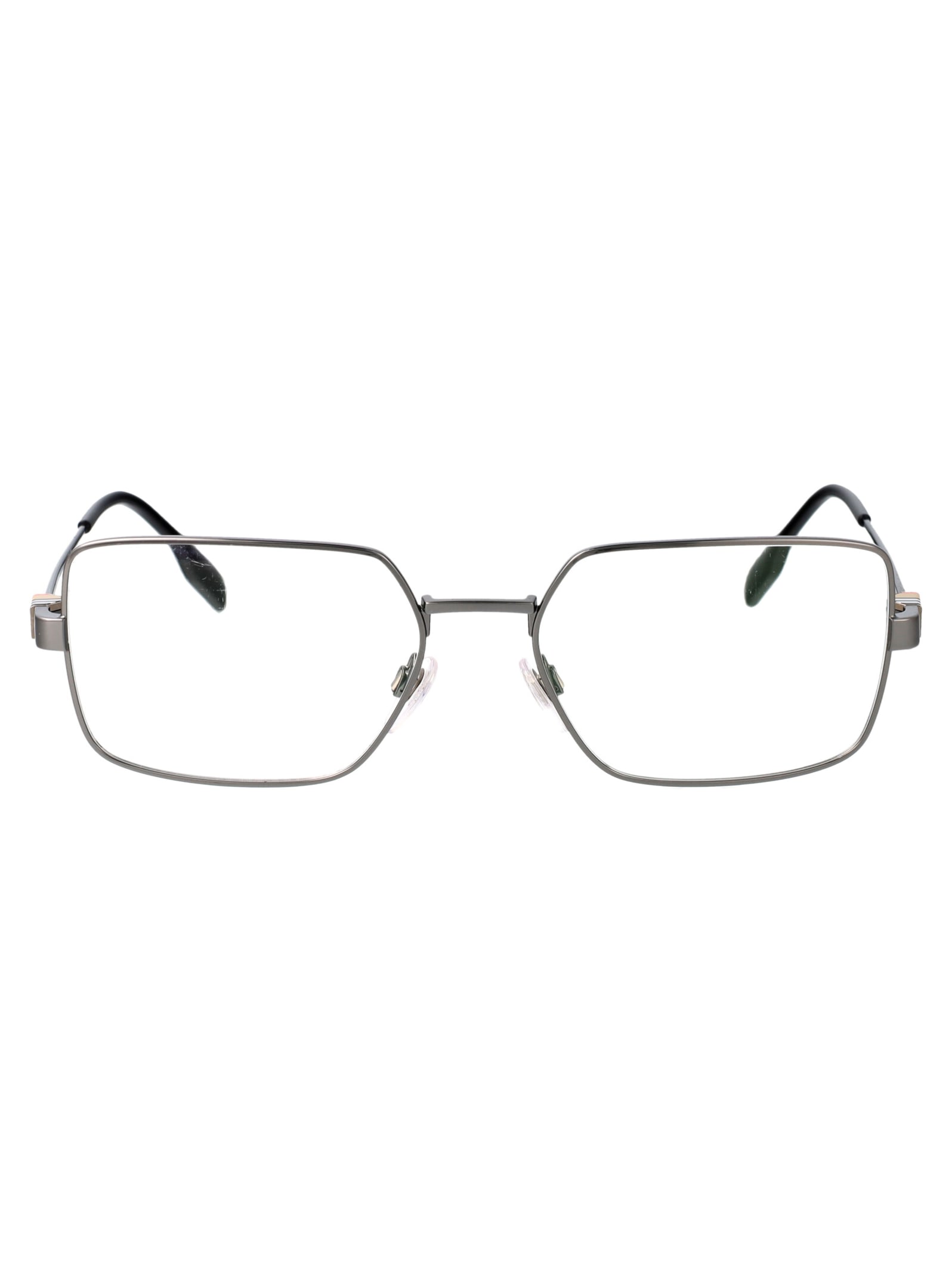 Shop Burberry Eyewear 0be1380 Glasses In 1003 Gunmetal