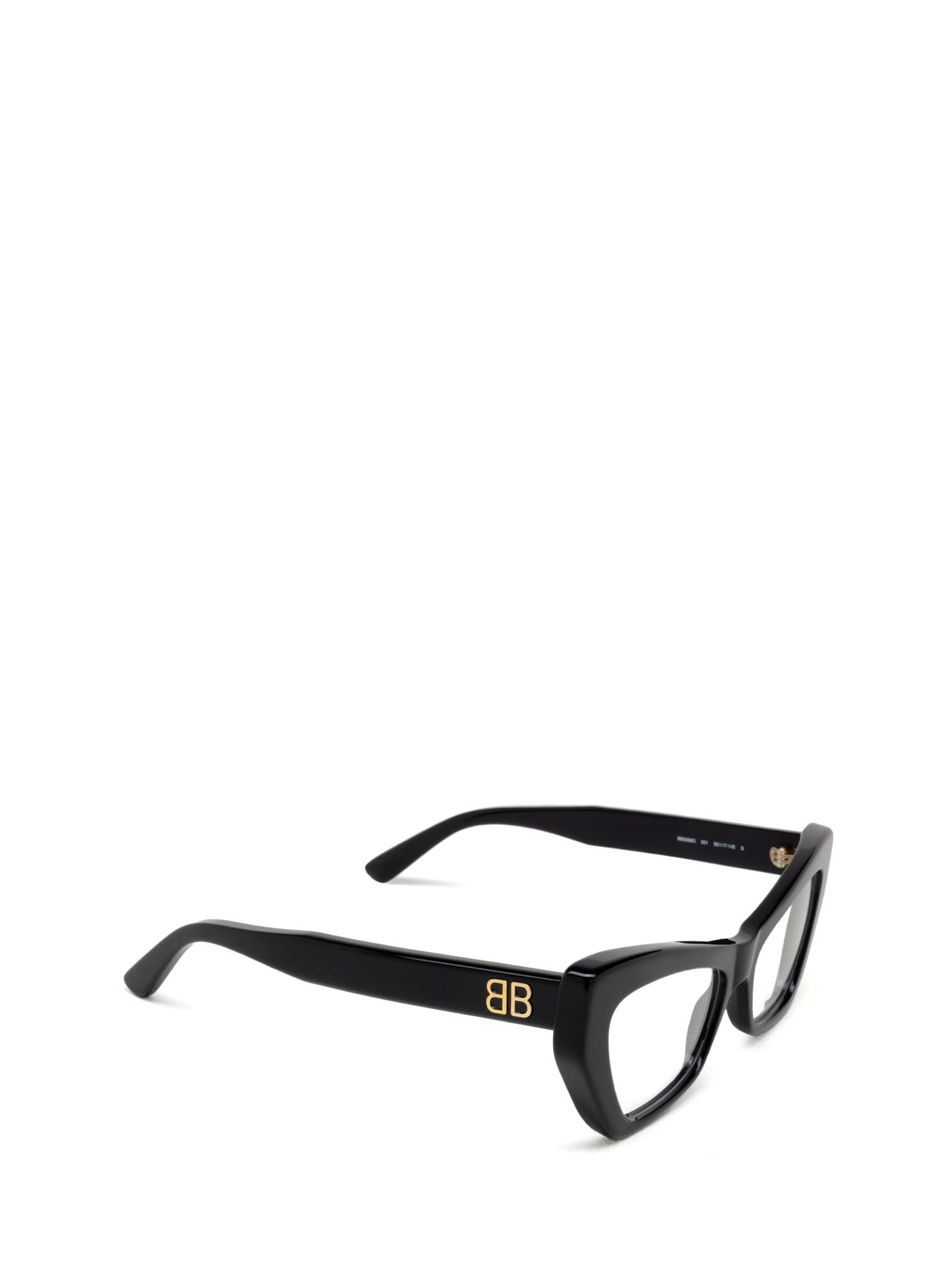 Shop Balenciaga Bb0296o Black Glasses