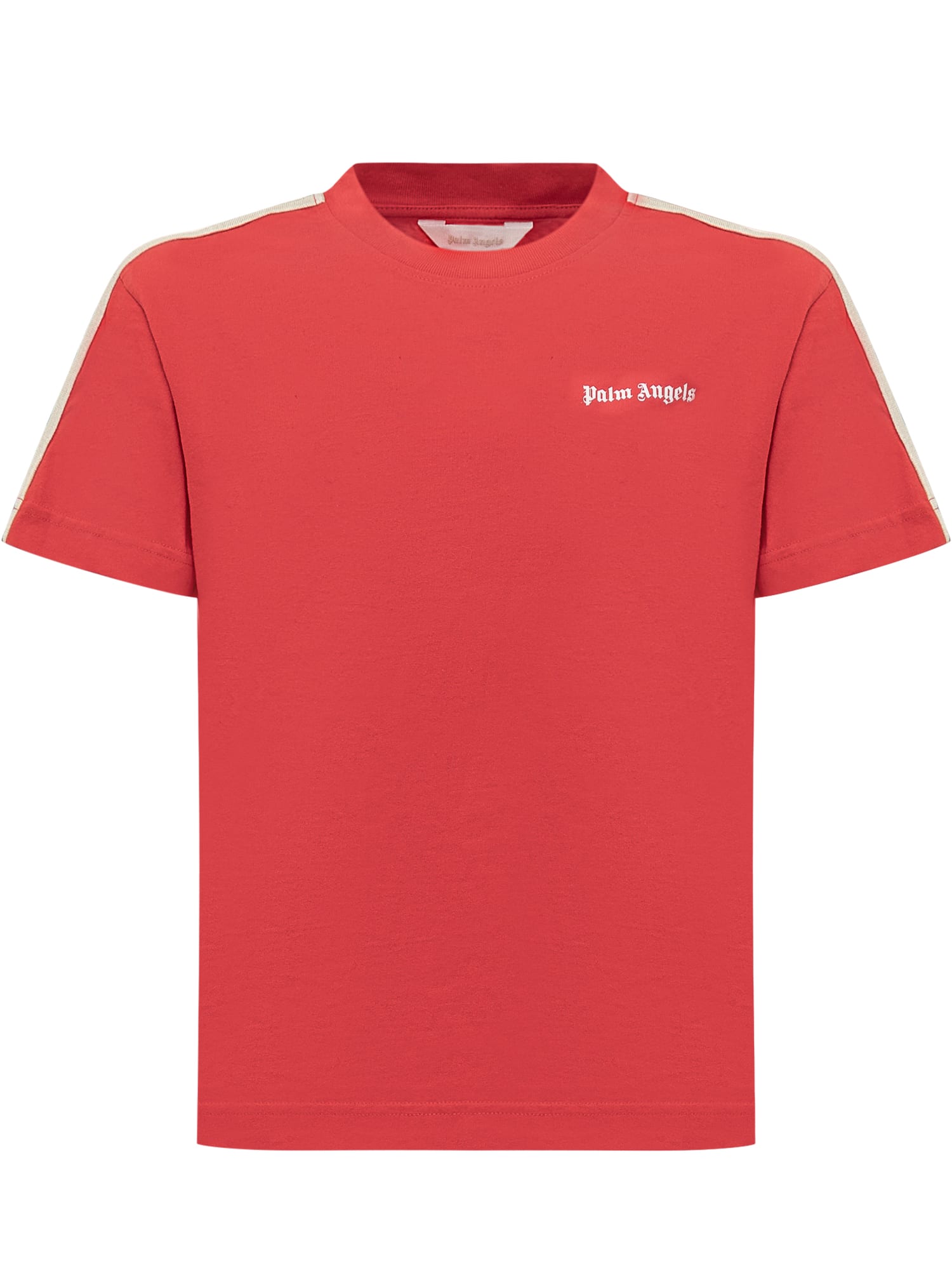 Shop Palm Angels T-shirt In Red Off Wh