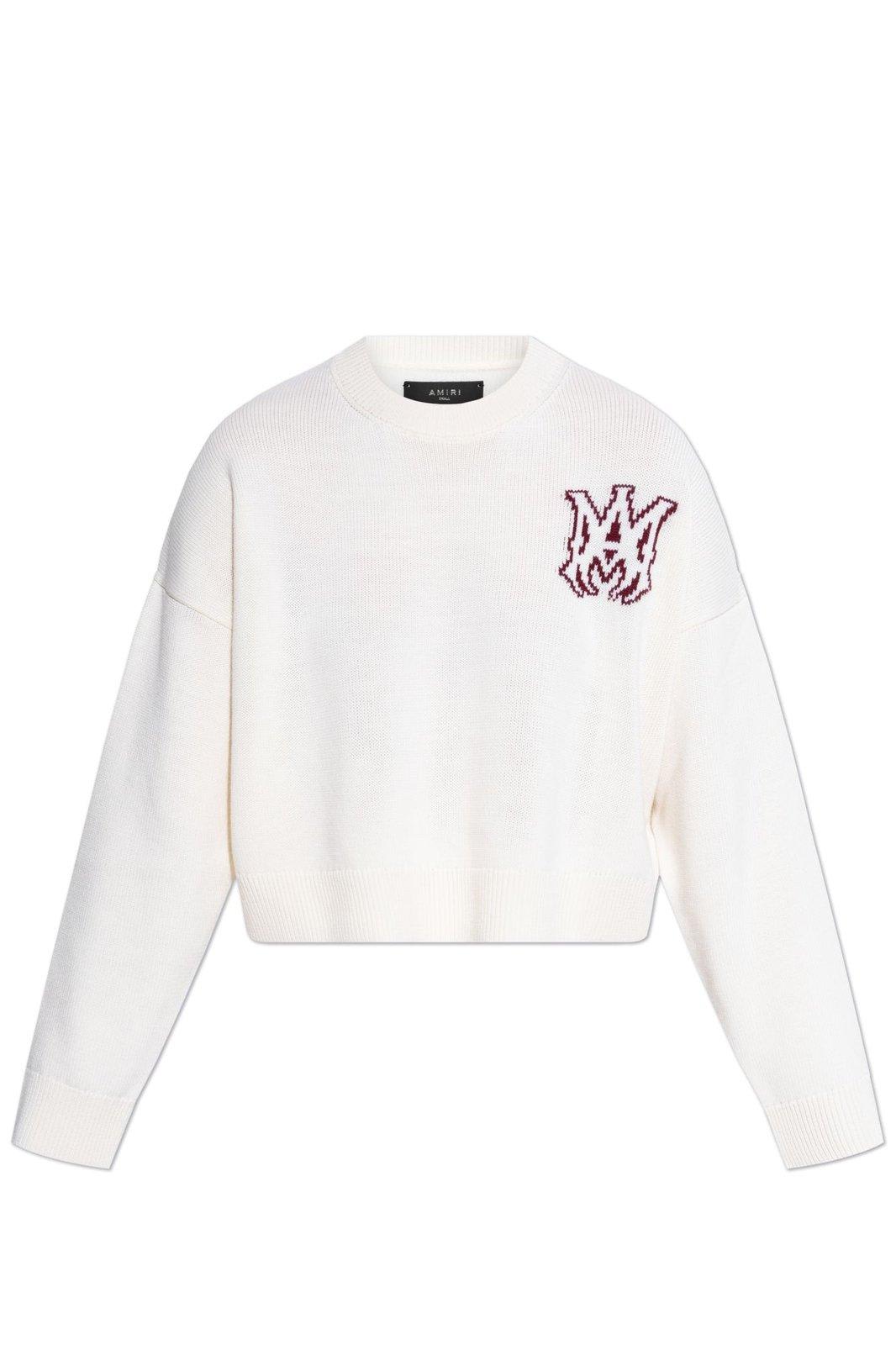 Logo-intarsia Knit Sweater