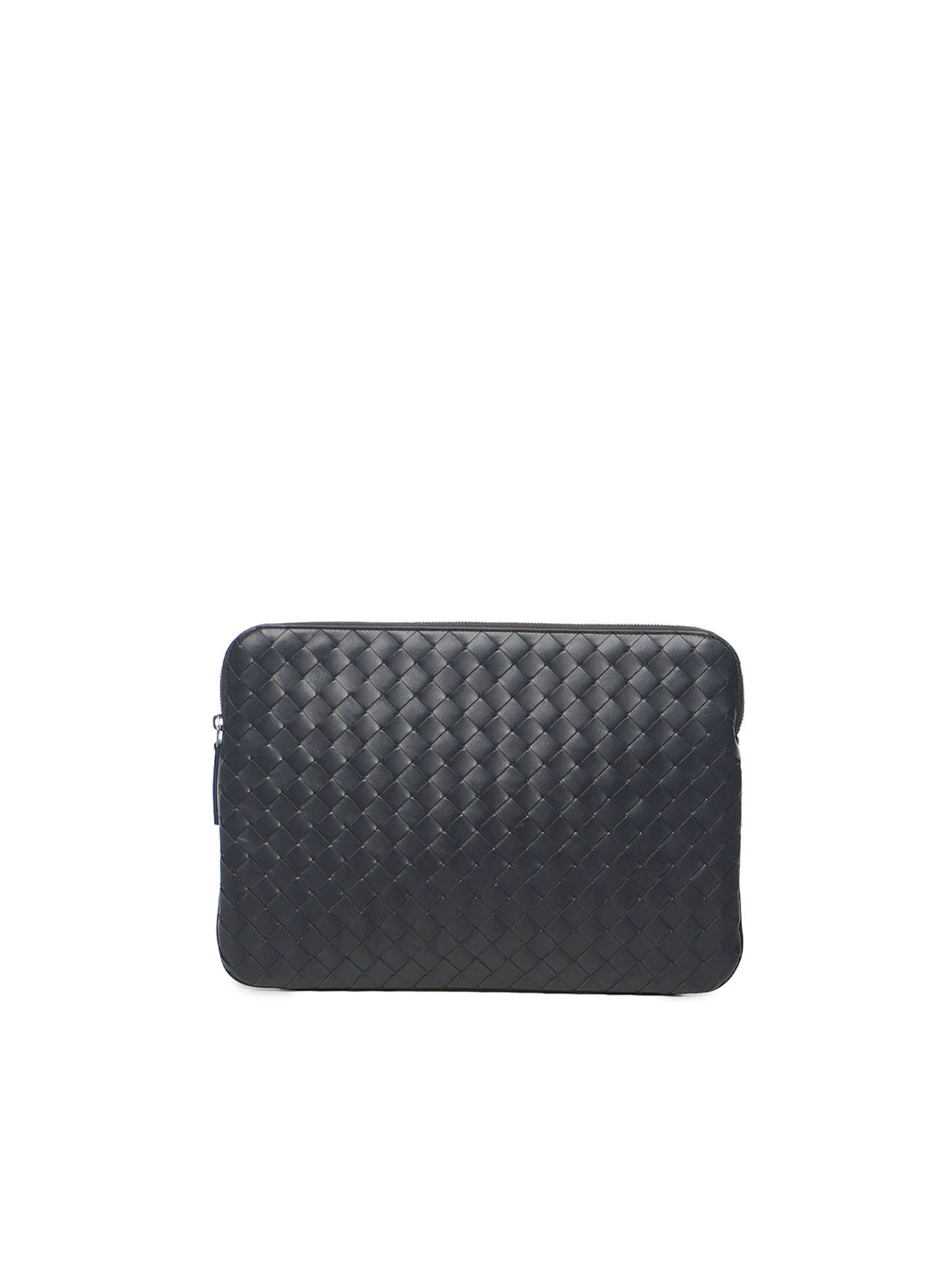 Bottega Veneta Getaway Document Case In Shadow N-silver