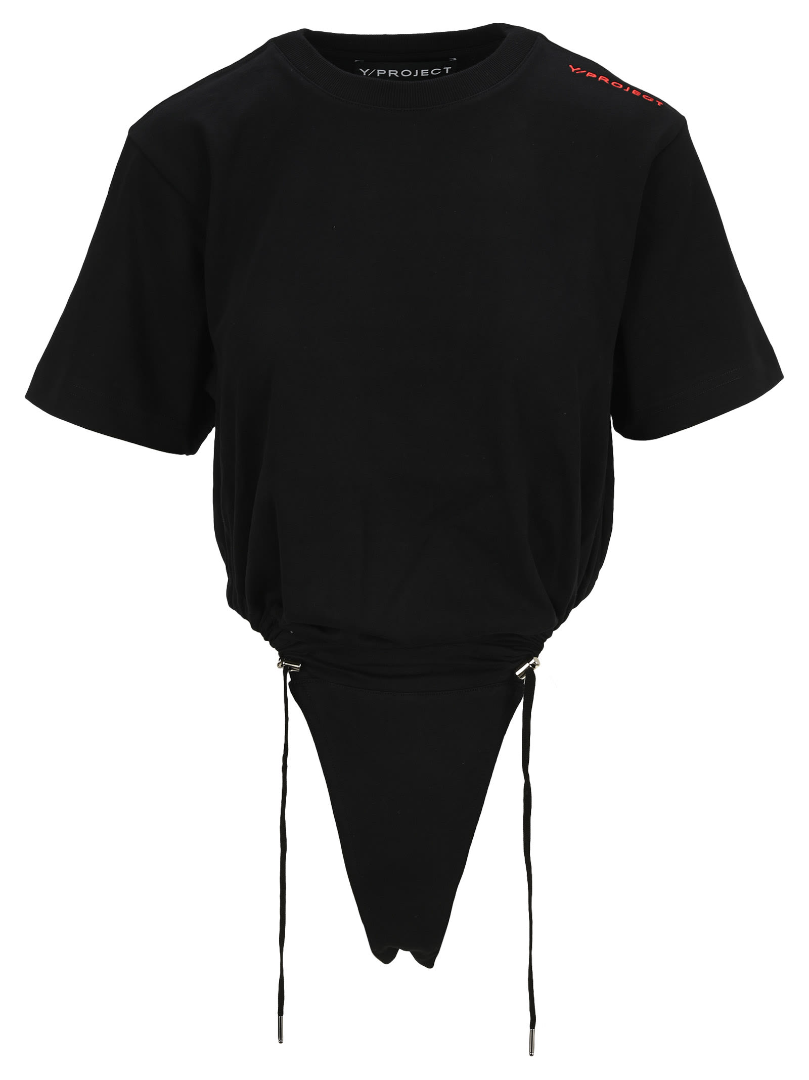 Y/PROJECT Y/PROJECT RUCHED BODYSUIT,WBODY15S20J21BLACK