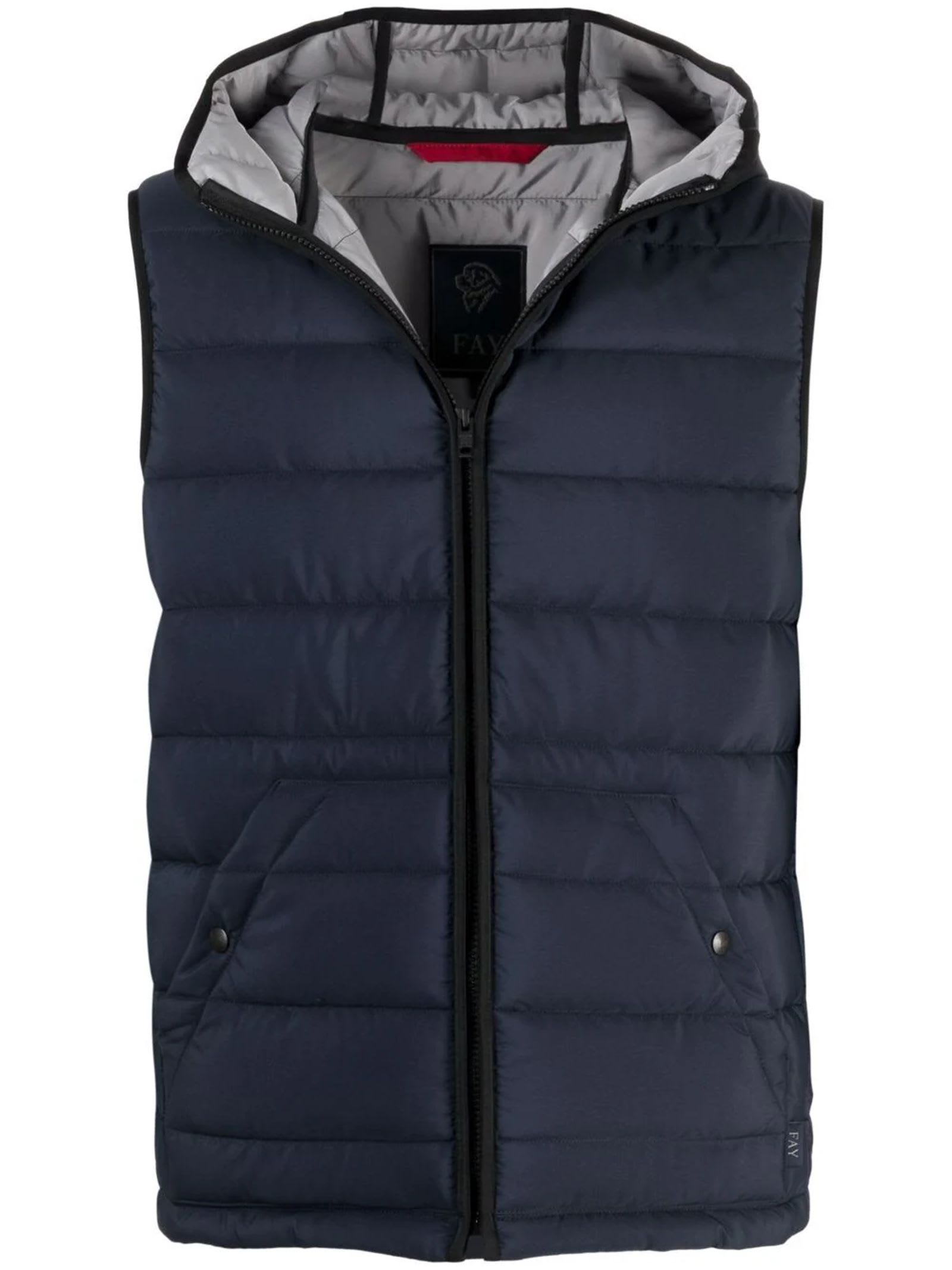 Fay Gilet In Water-repellent Fabric