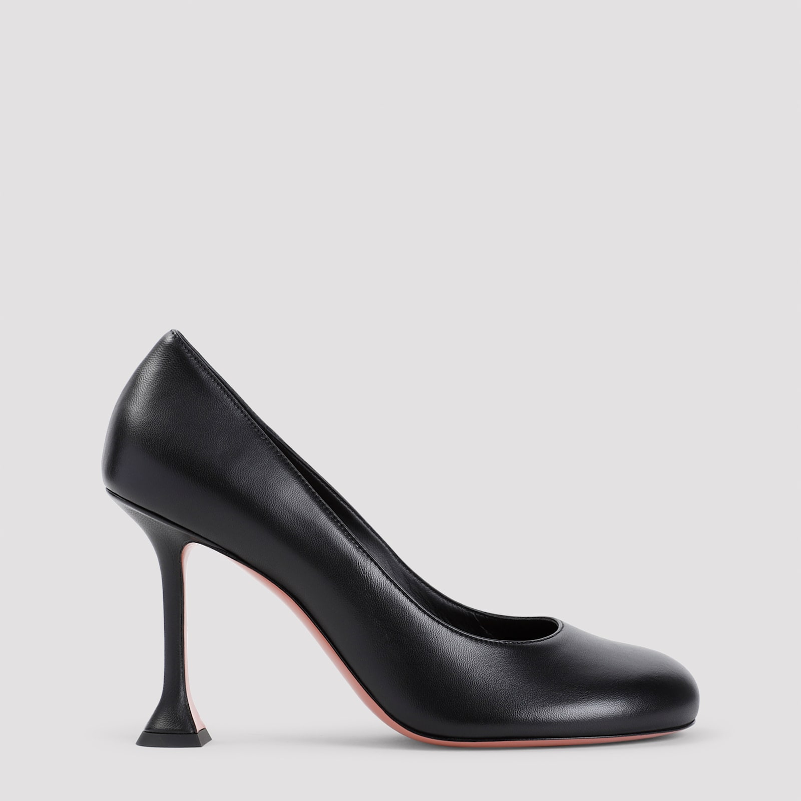 Amina Muaddi Women Iris Pump 95 Nappa Black 95 Mm Mini In Black