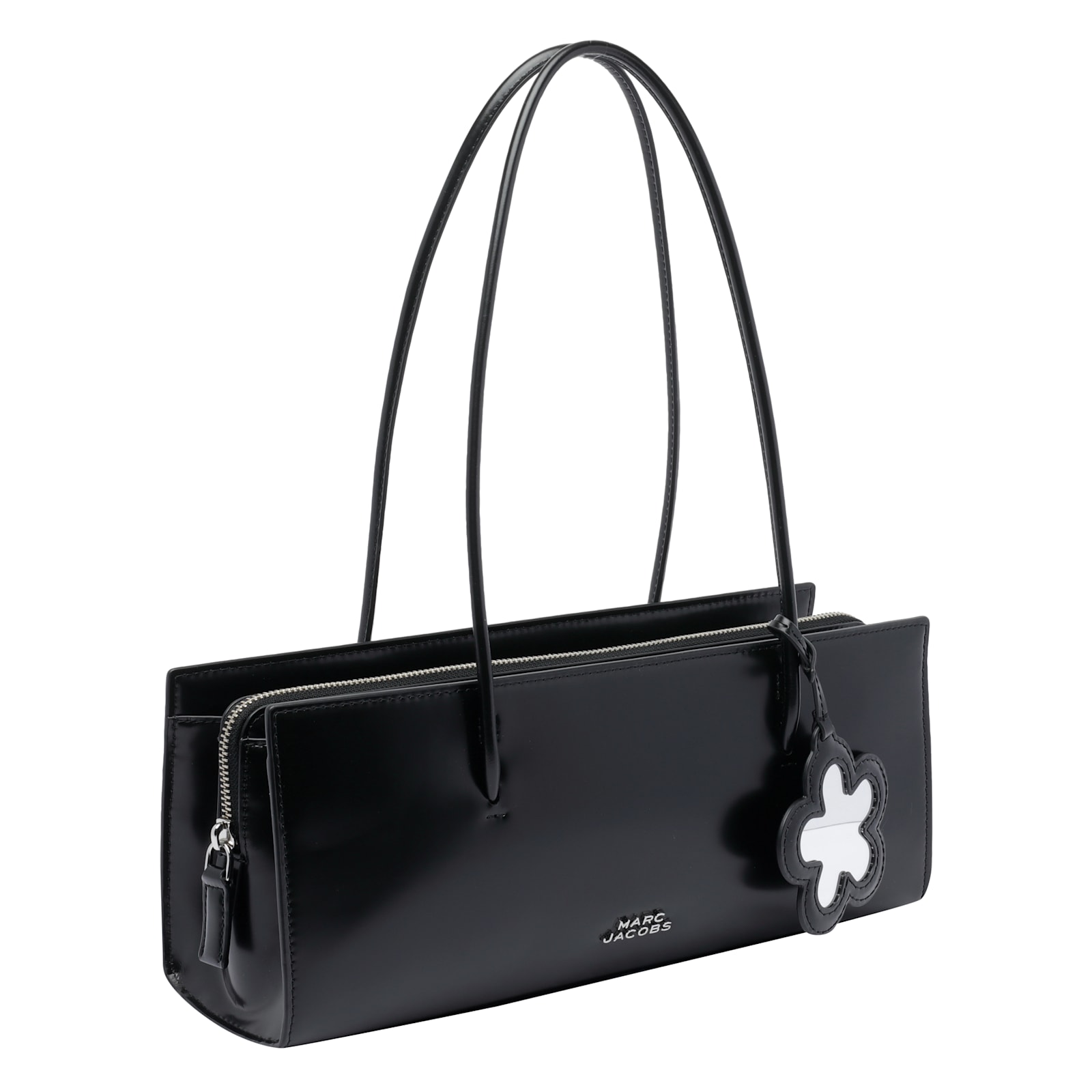 Marc Jacobs The Mirror Satchel Bag In Black