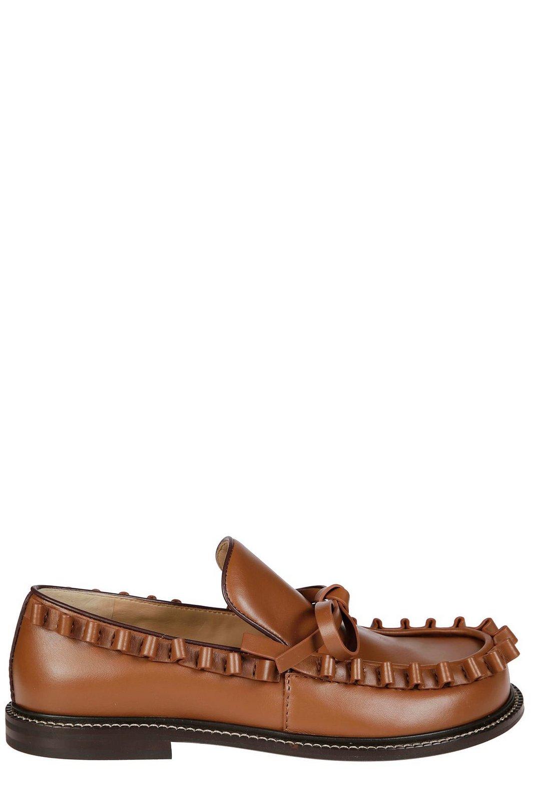 J.W. Anderson J. W. Anderson Ruffled-trim Lace-up Loafers