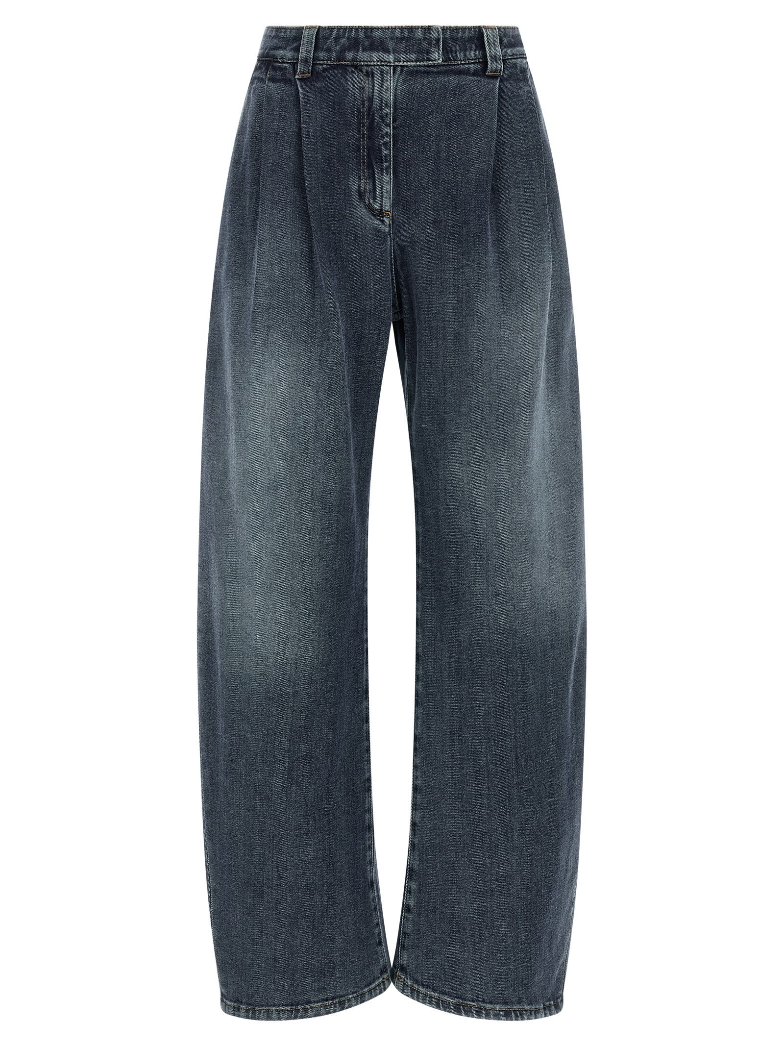 loose Curved Jeans