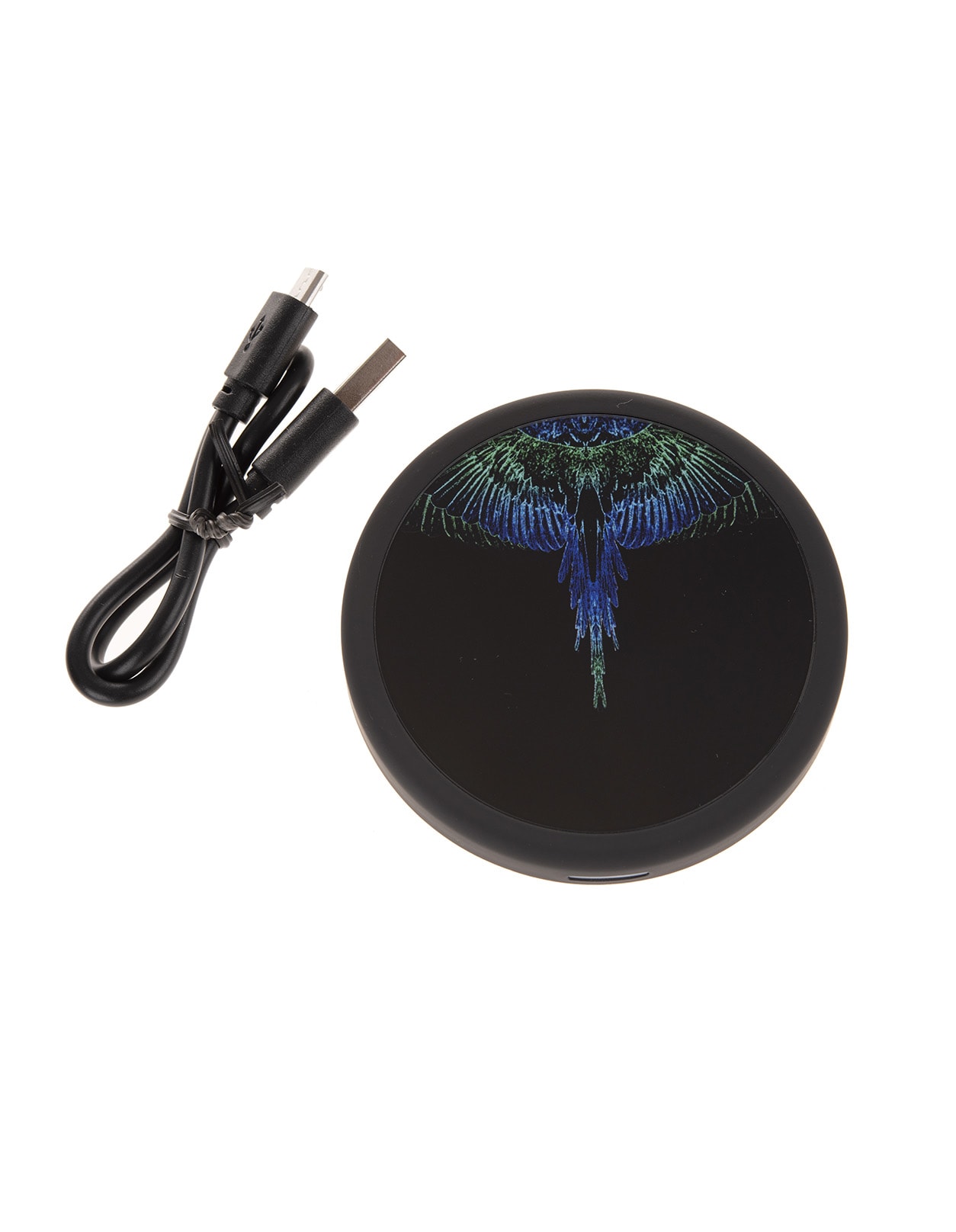 Marcelo Burlon Black And Blue Wings Wireless Battery Charger