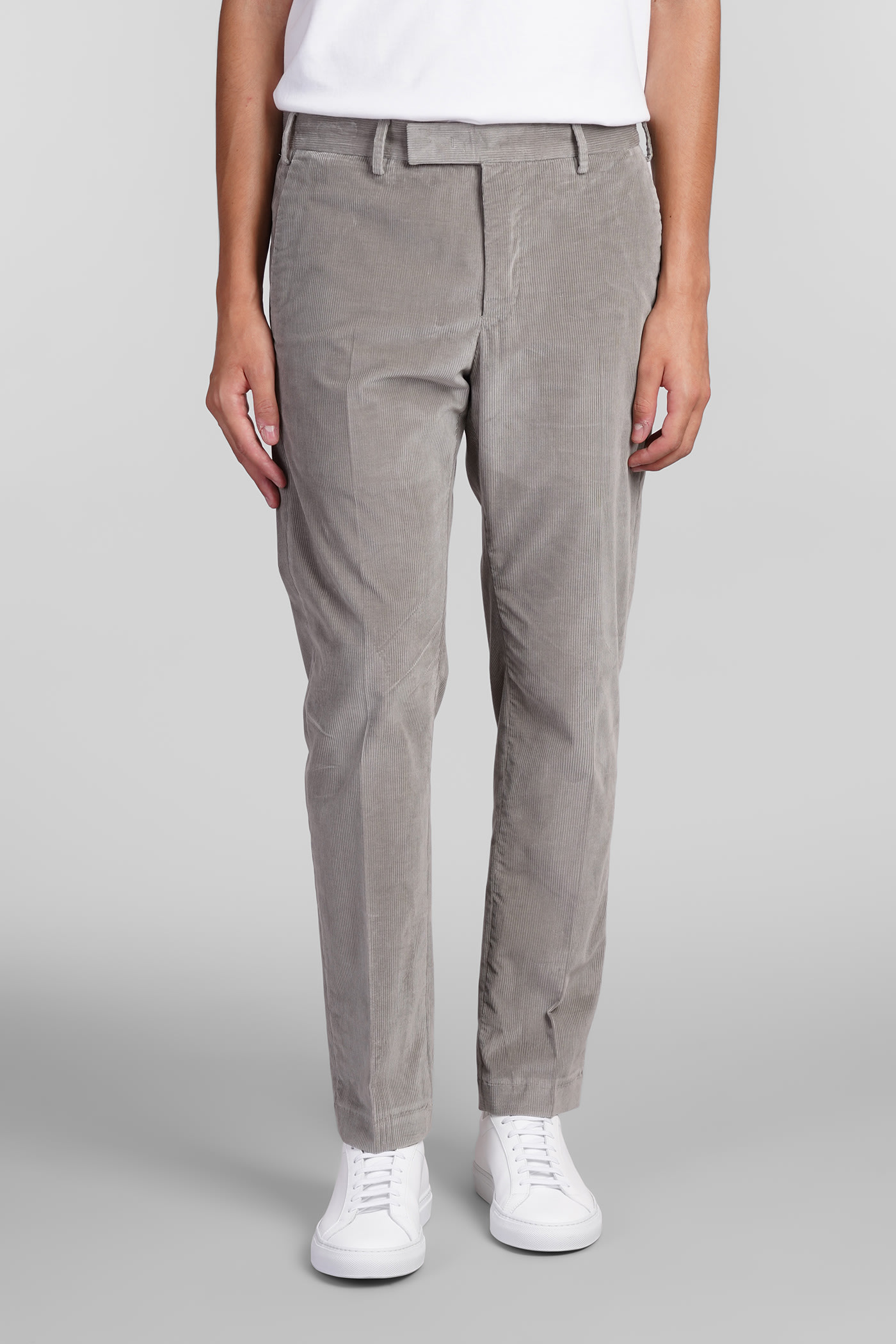 Pants In Grey Cotton PT Torino