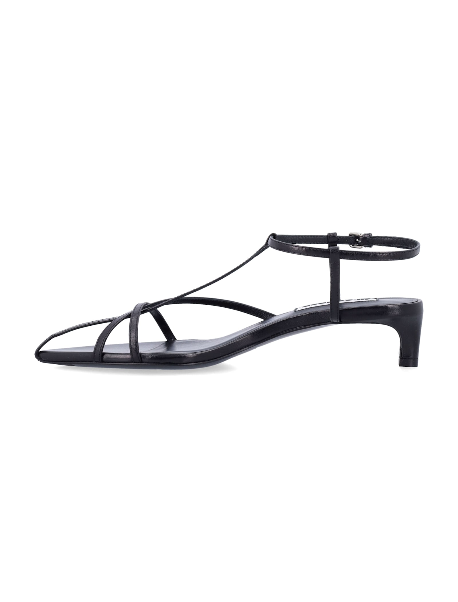 Jil Sander Black New Tripon 2 Sandals In Black