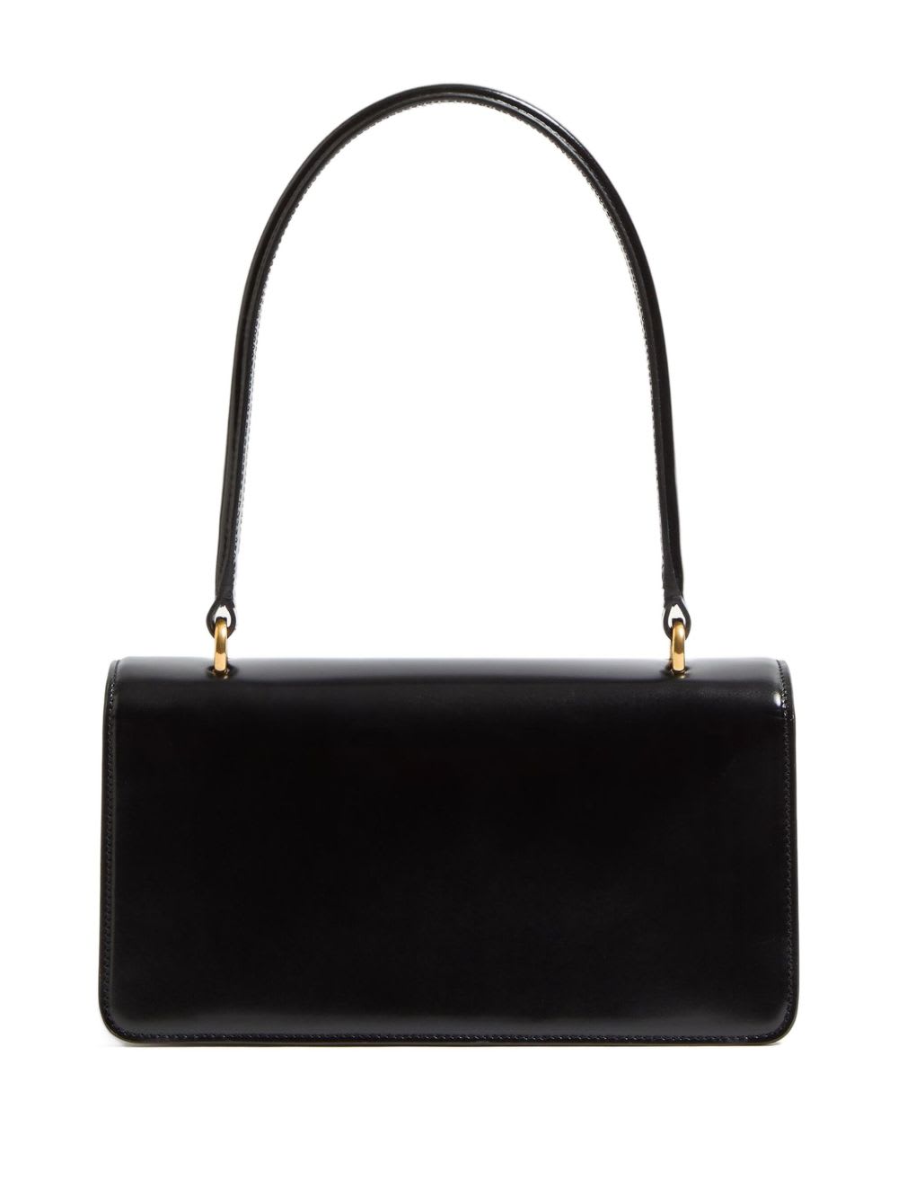 Valentino Vain Bag With Handle In Leather In Black