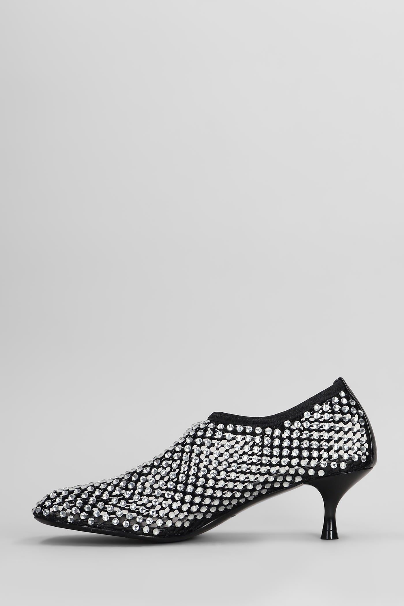 STRATEGIA PUMPS IN BLACK LEATHER