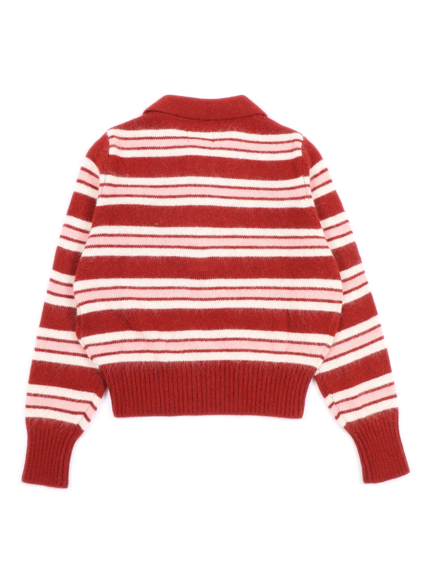 Bellerose Gimol Polo Top In Burgundy