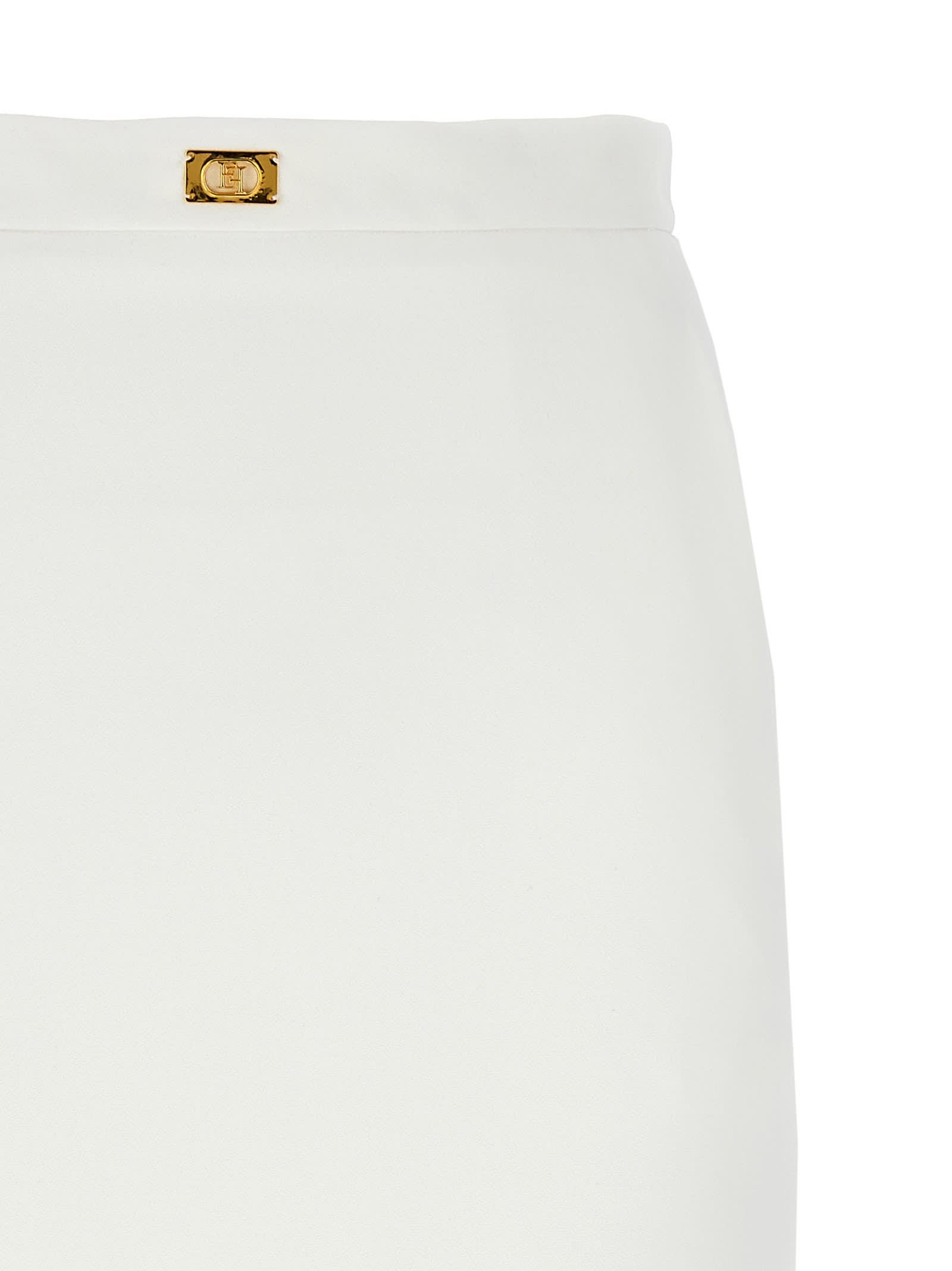 ELISABETTA FRANCHI LONGUETTE SKIRT