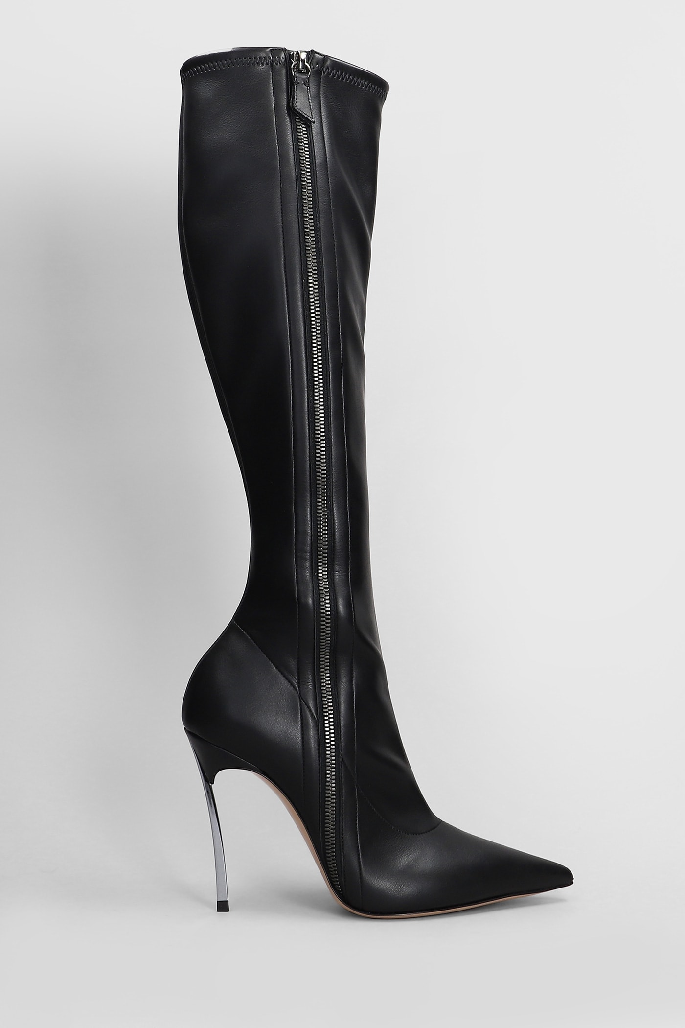 Black Blade Knee Boots