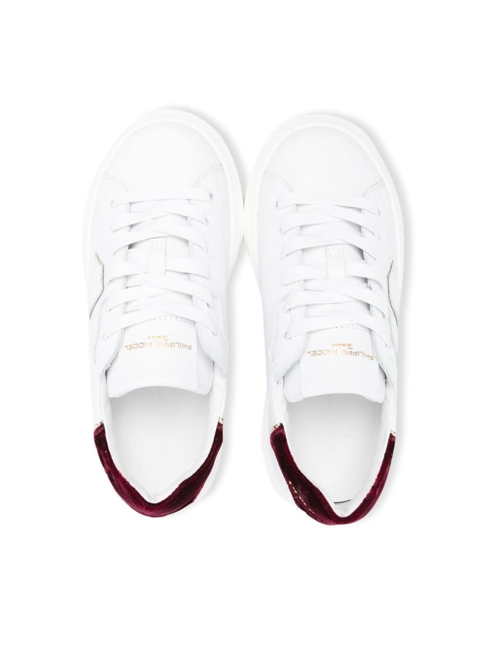 Shop Philippe Model Sneakers With Print In White
