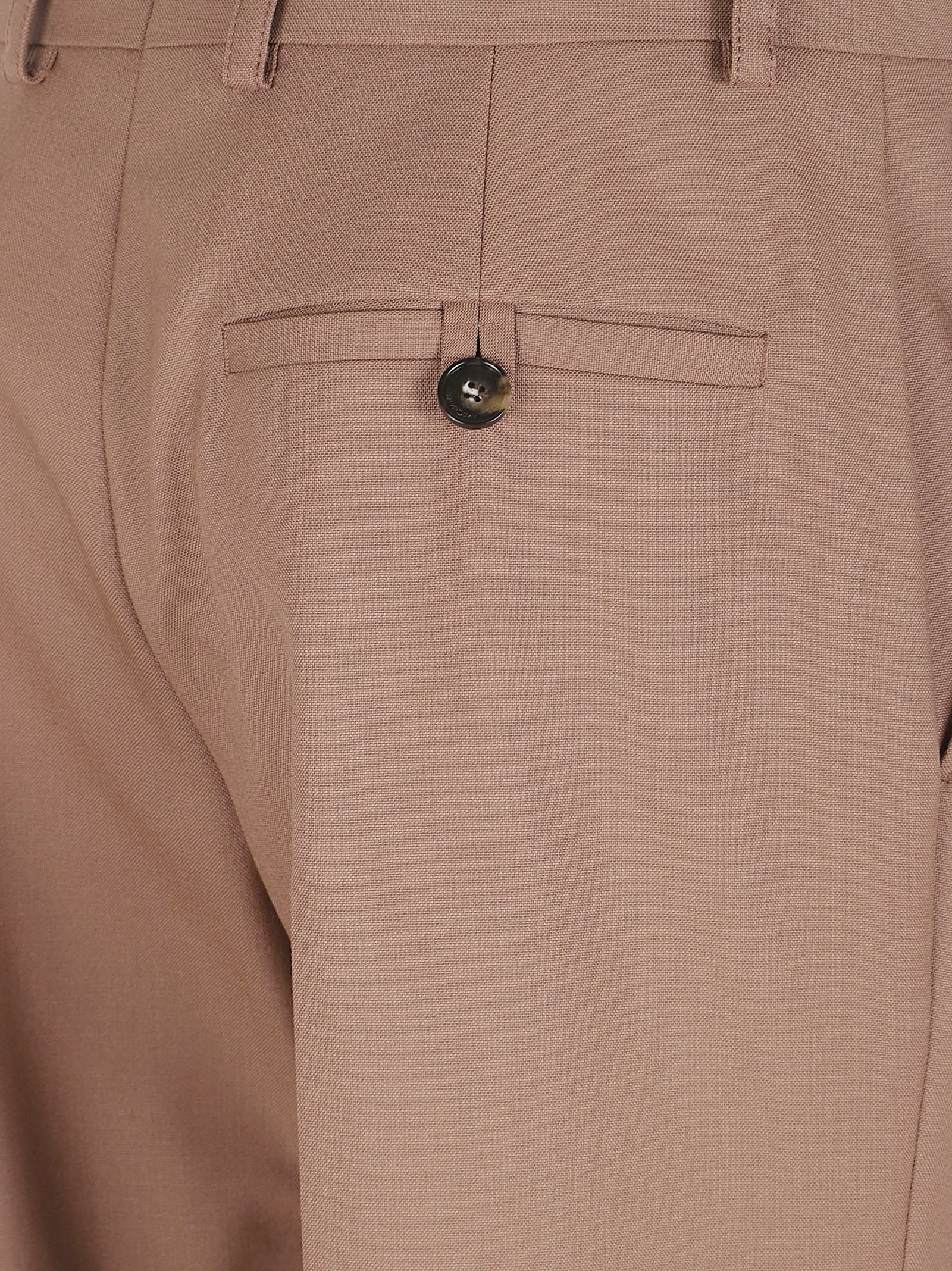 Stella Mccartney Canvas Tailoring Flared Trouser In Nude