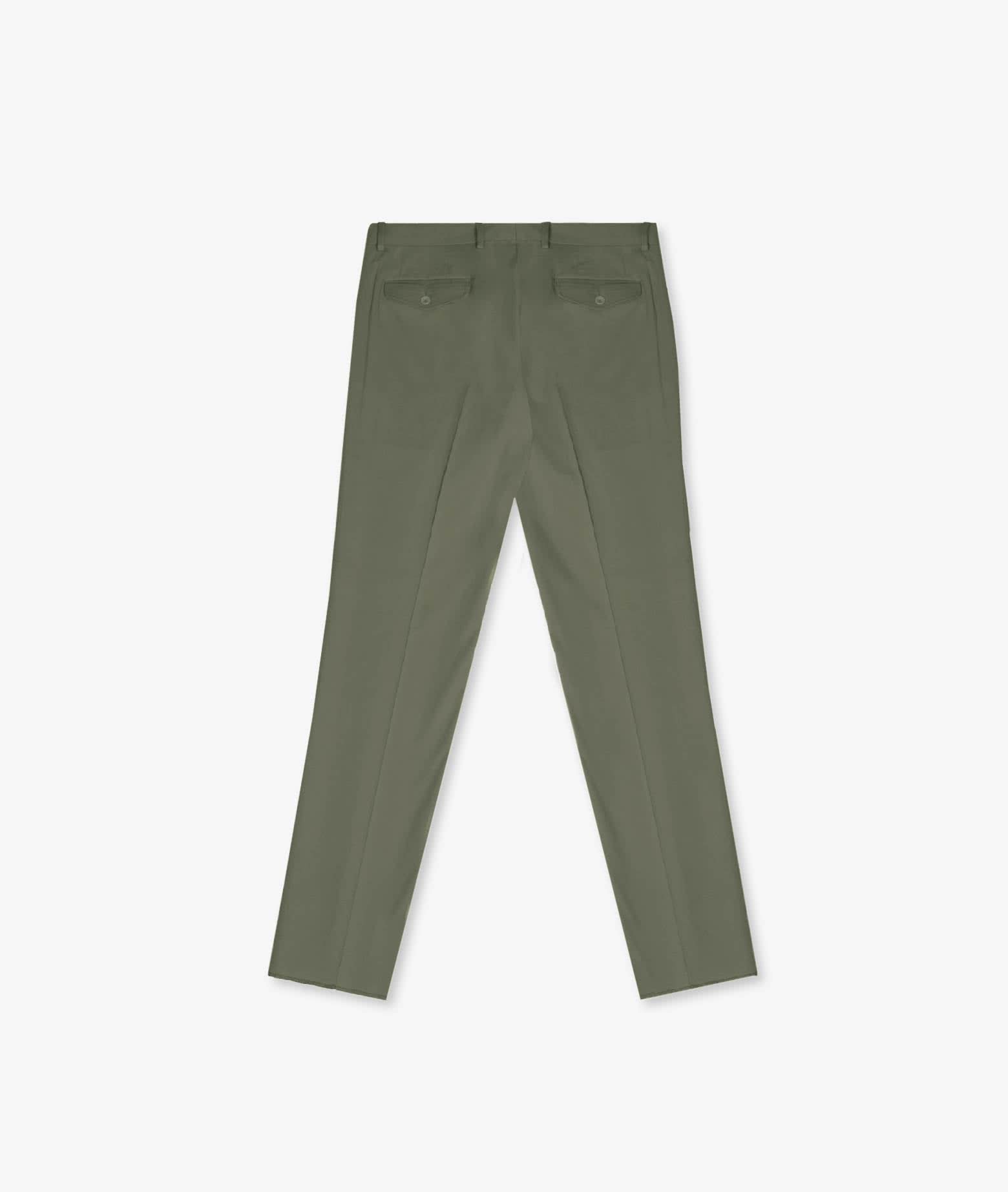Shop Larusmiani Chino Sport Trousers Pants In Olive