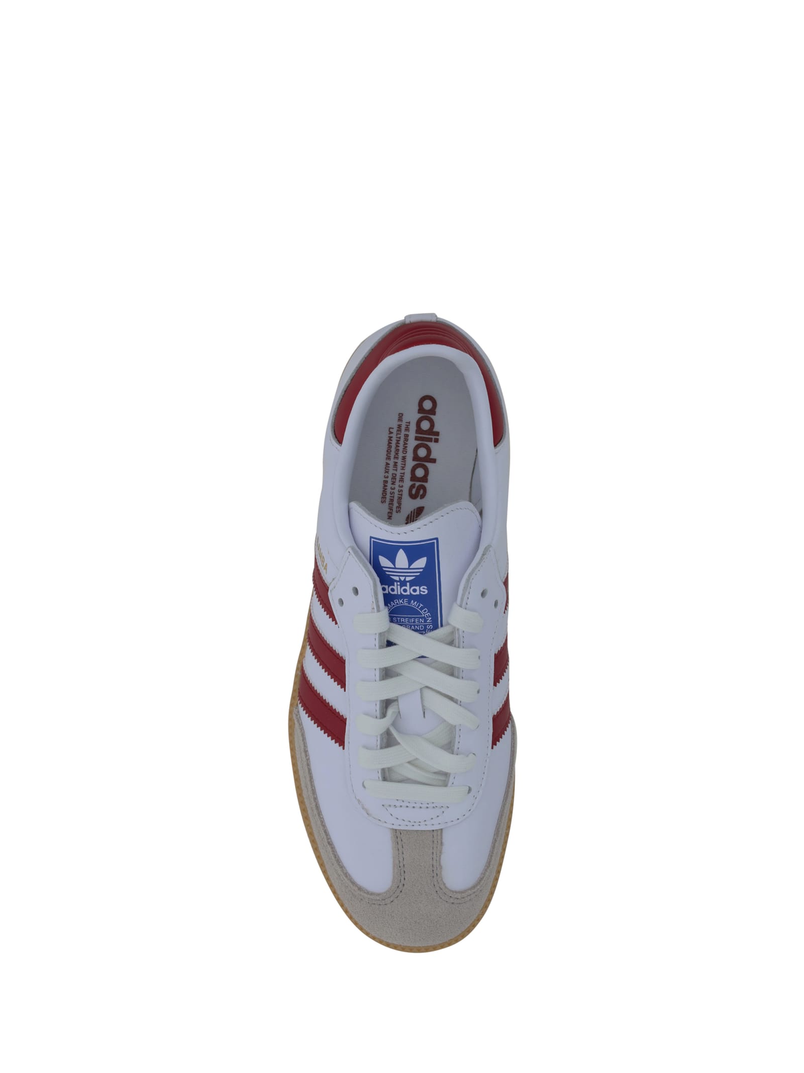 Shop Adidas Originals Samba Sneakers In Ftwwhtcburgugum3